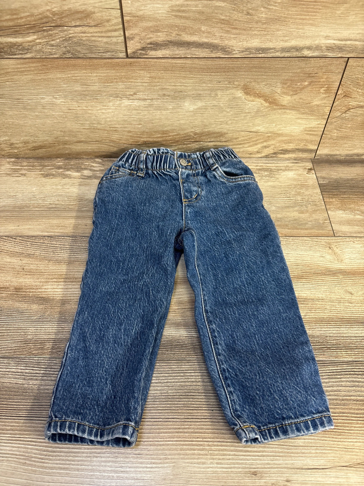 Cat & Jack Paperbag Waist Jeans Blue sz 2T