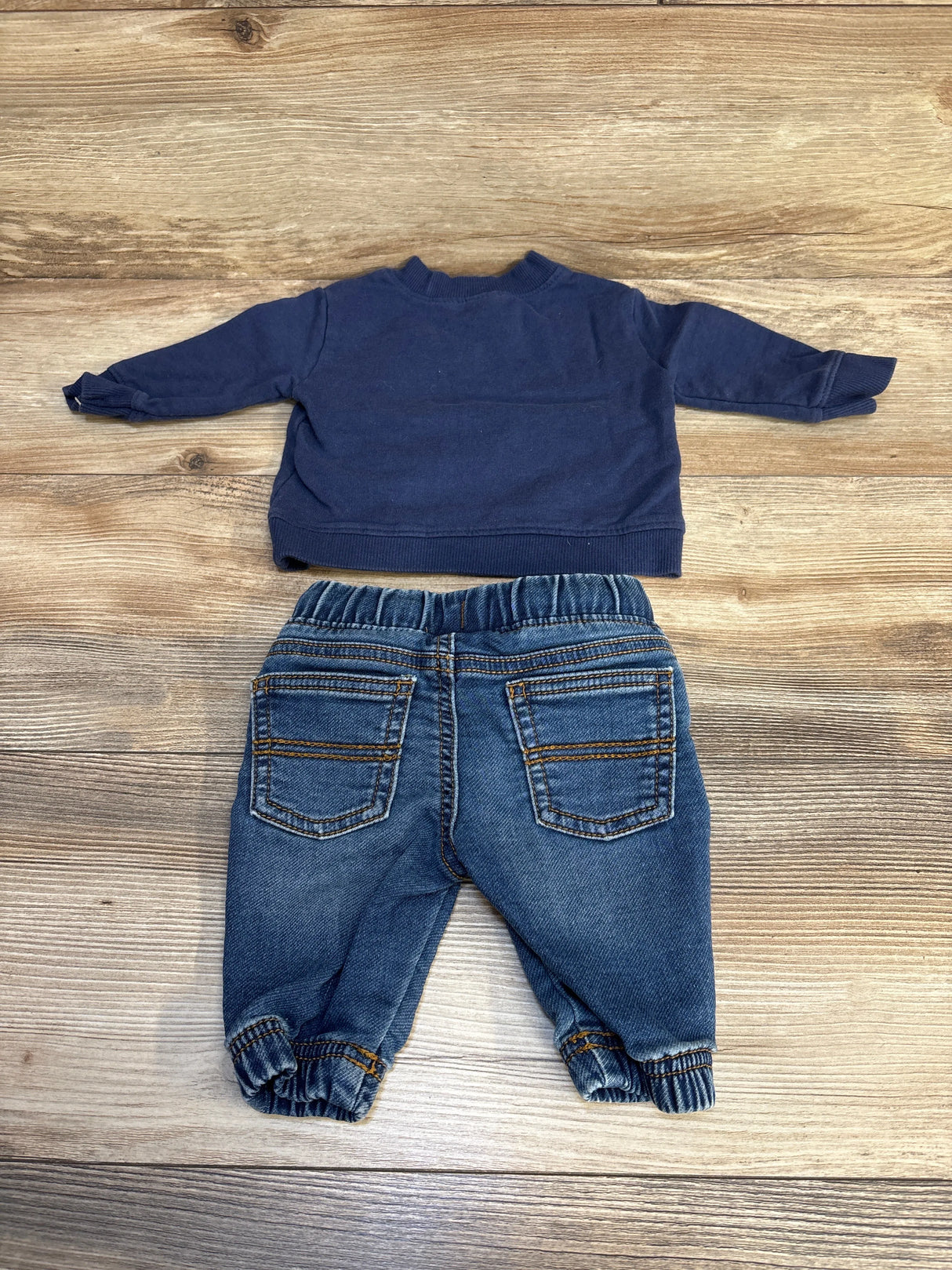 Carter's 2pc Shamrock Pinch Proof Sweatshirt Set Navy sz 3m