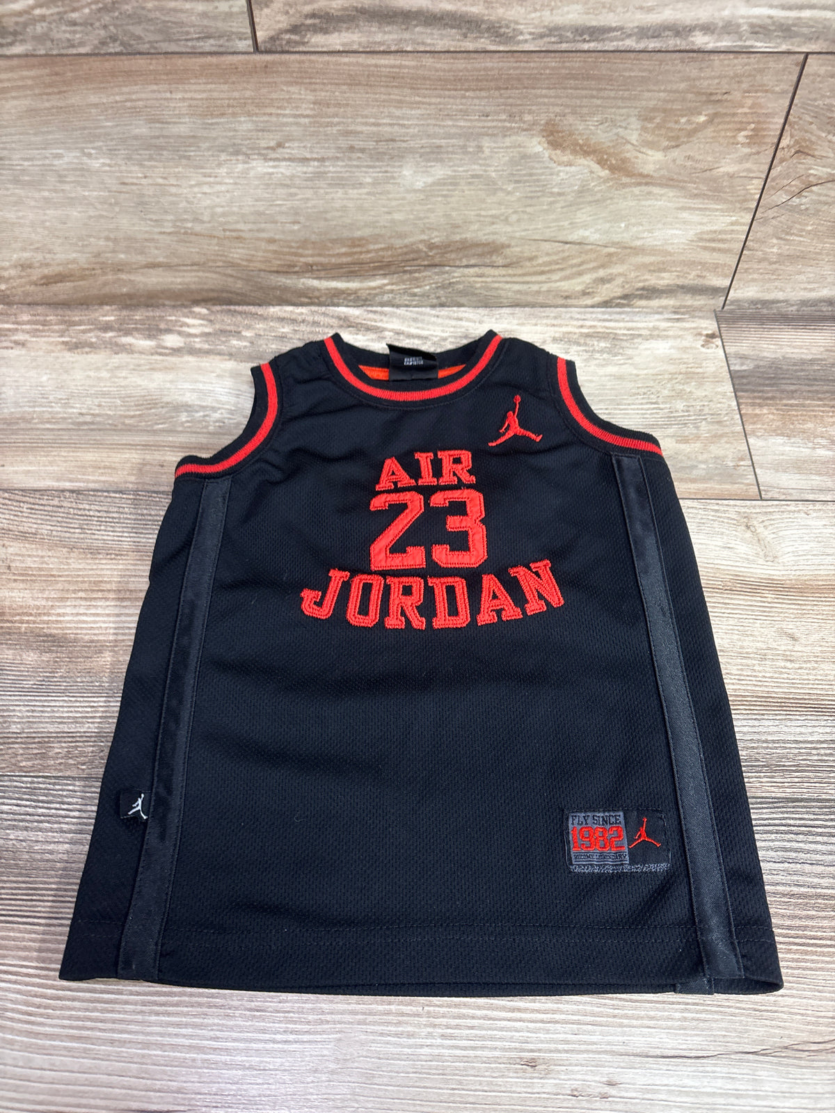 Air Jordan #23 Basketball Jersey Black sz 4T