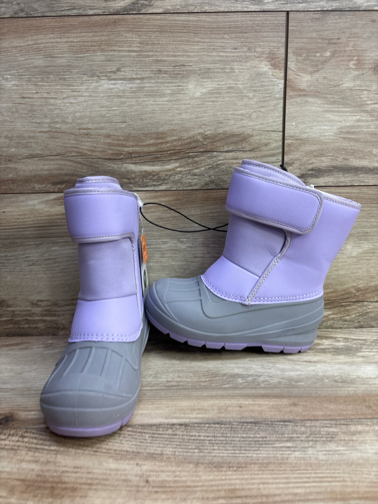 NEW Cat & Jack Lenny Winter Snow Boots Purple sz 11c