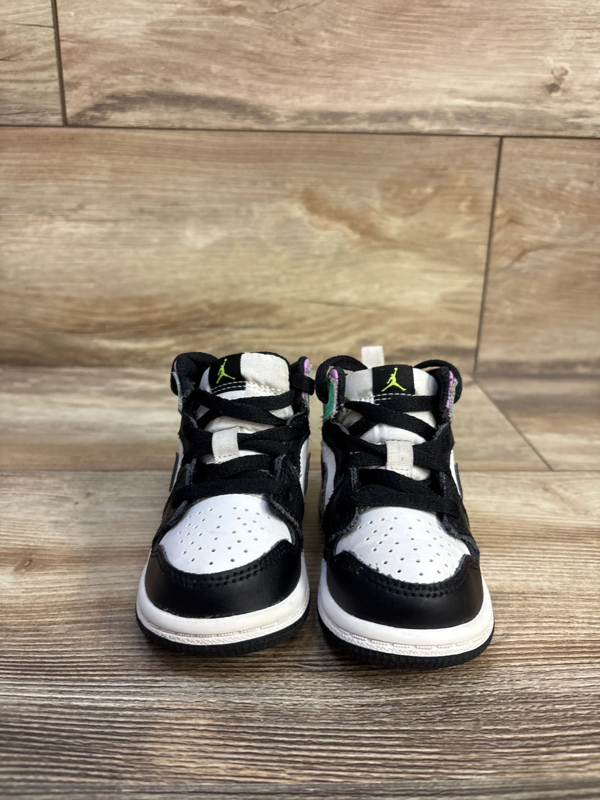 Jordan 1 Mid TD 'Pastel Black' Sneakers sz 5c
