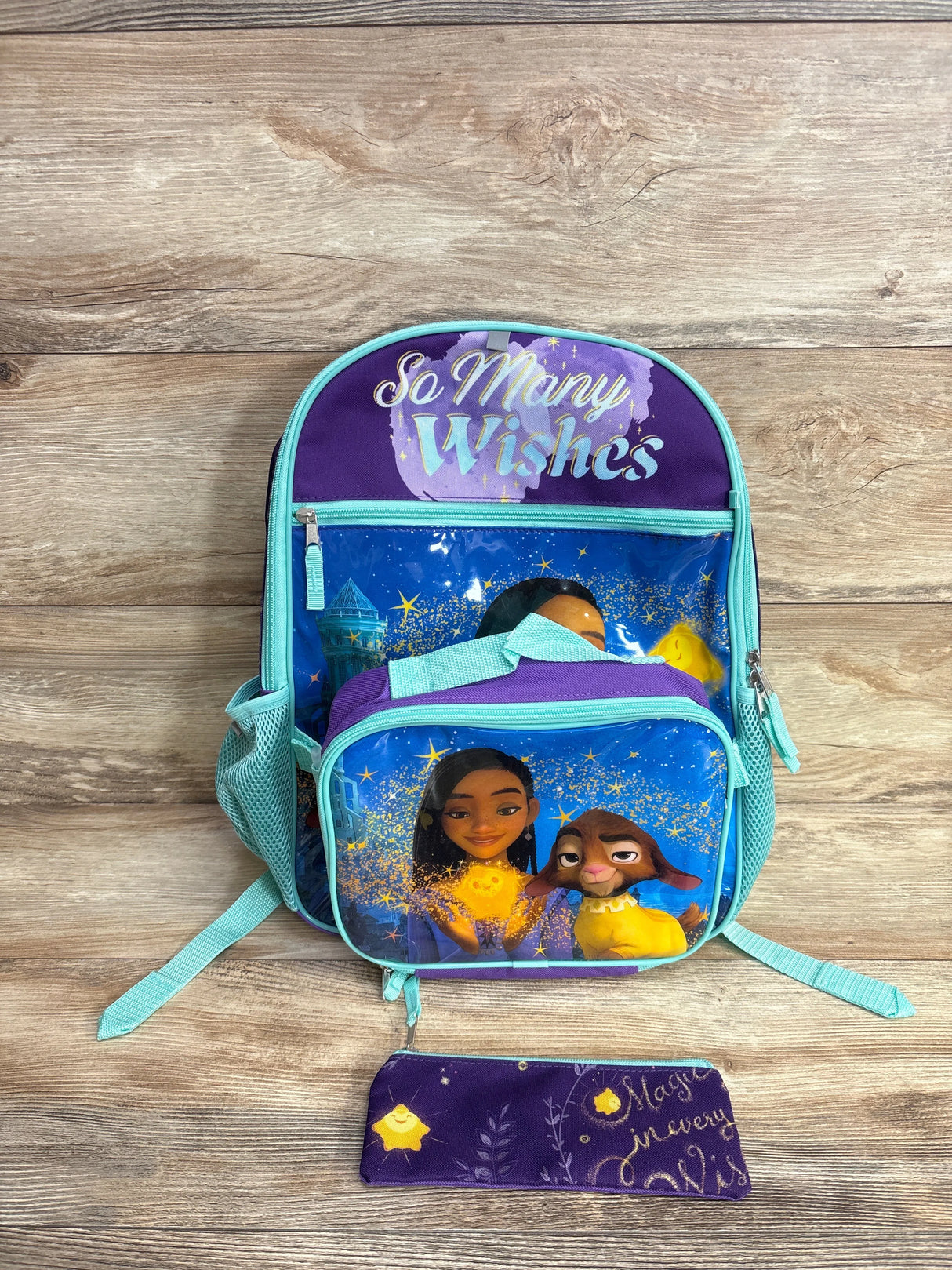 Disney Wish Backpack 3pc Set