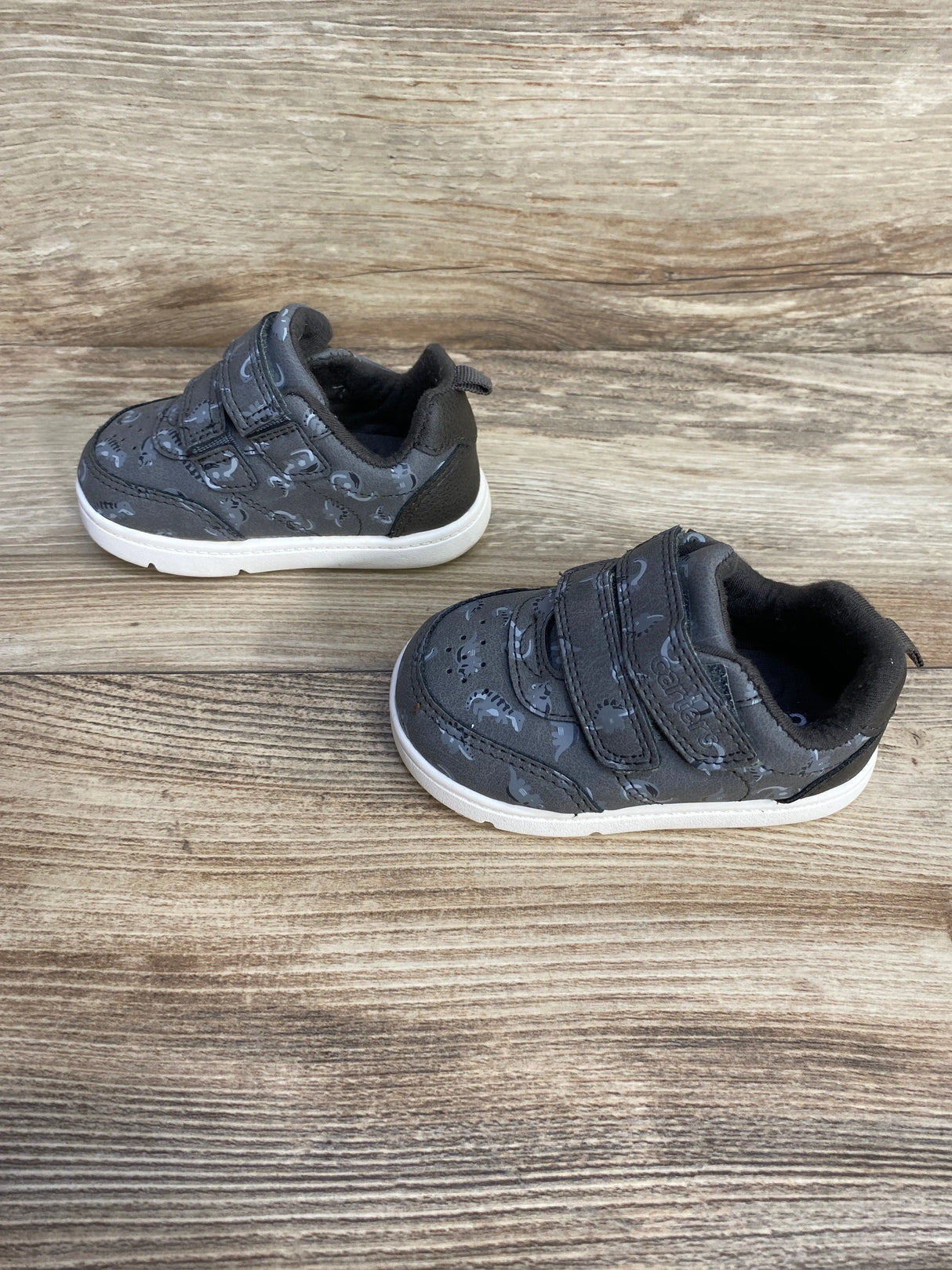 Carter's Every Step First Walker Neo Dino Casual Sneakers Grey sz 4c - Me n Mommy To Be