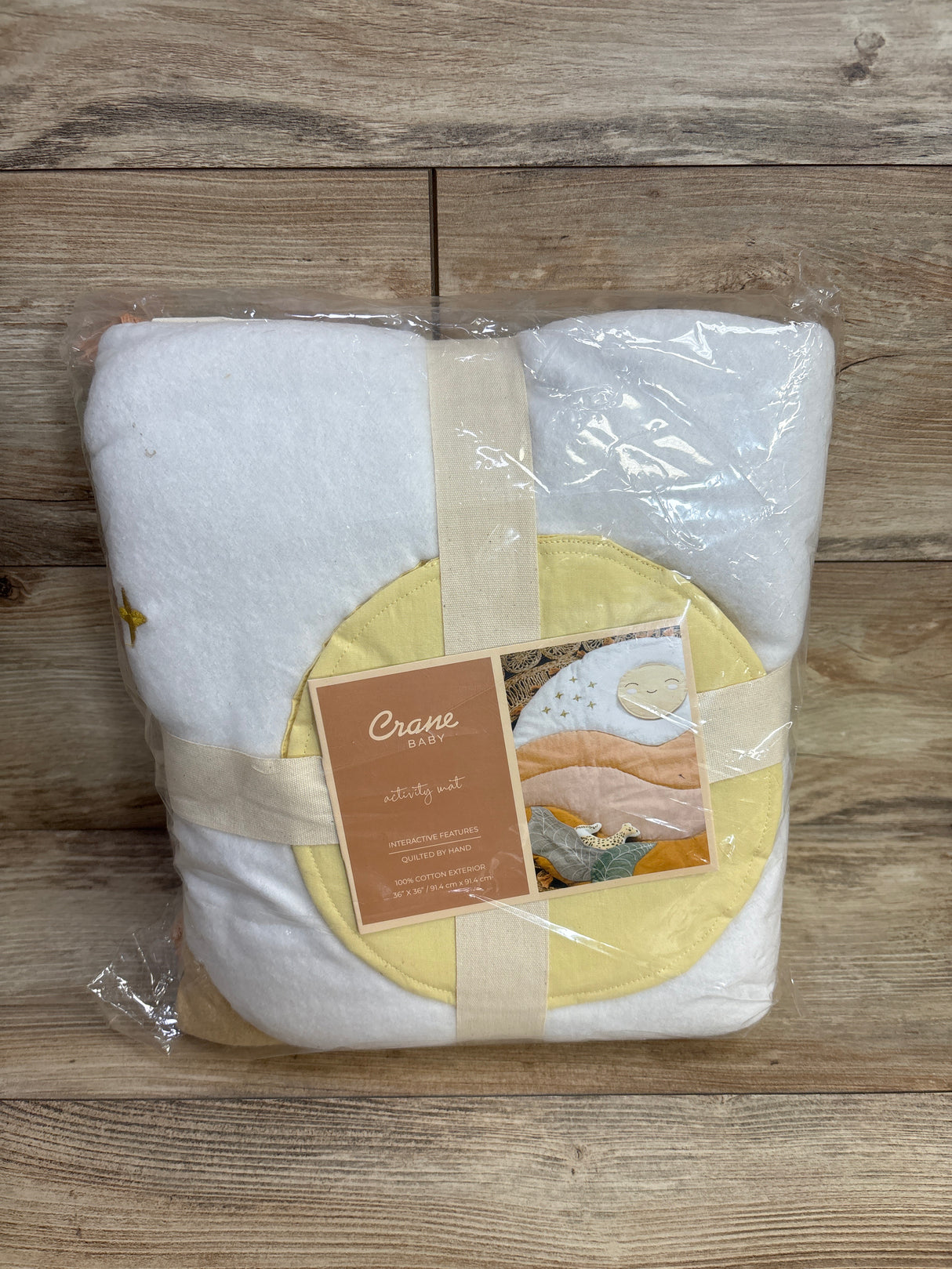 NEW Crane Baby Cotton Quilted Activity Playmat - Kendi Desert Sunset