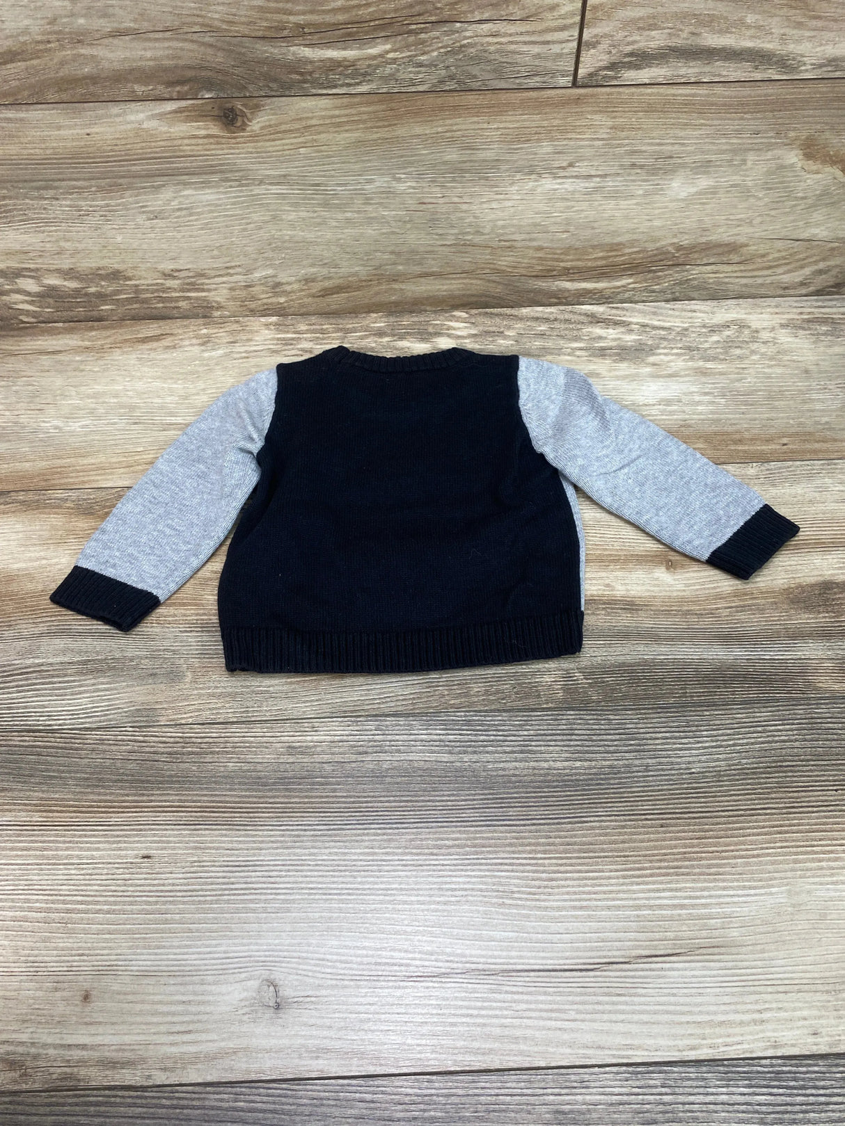 Janie & Jack Classic Grey Heather Winter Dog Sweater sz 6-12m - Me n Mommy To Be