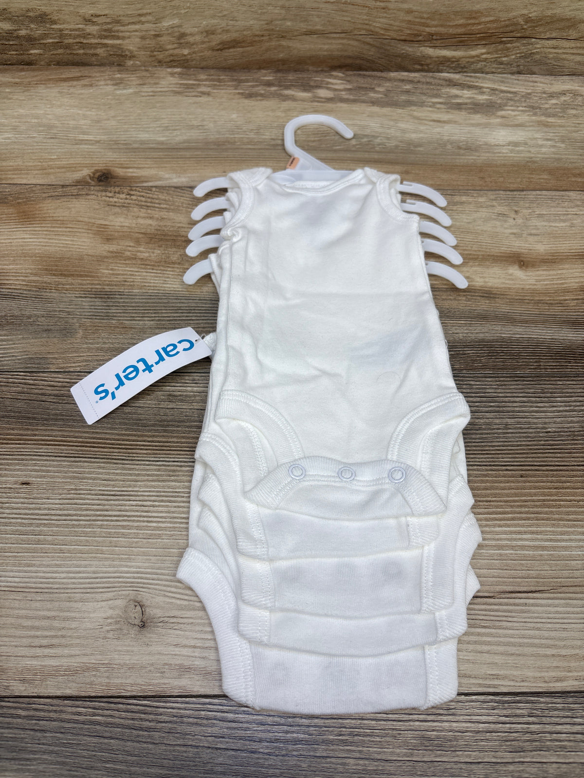 NEW Carter's 5pk Tank Bodysuits White sz Preemie