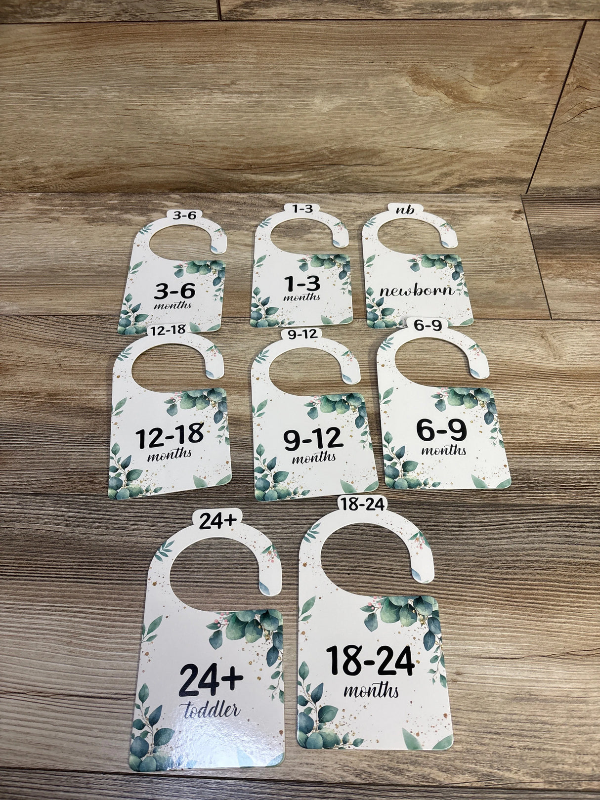 JMOST Eucalyptus Baby Closet Dividers 8pk