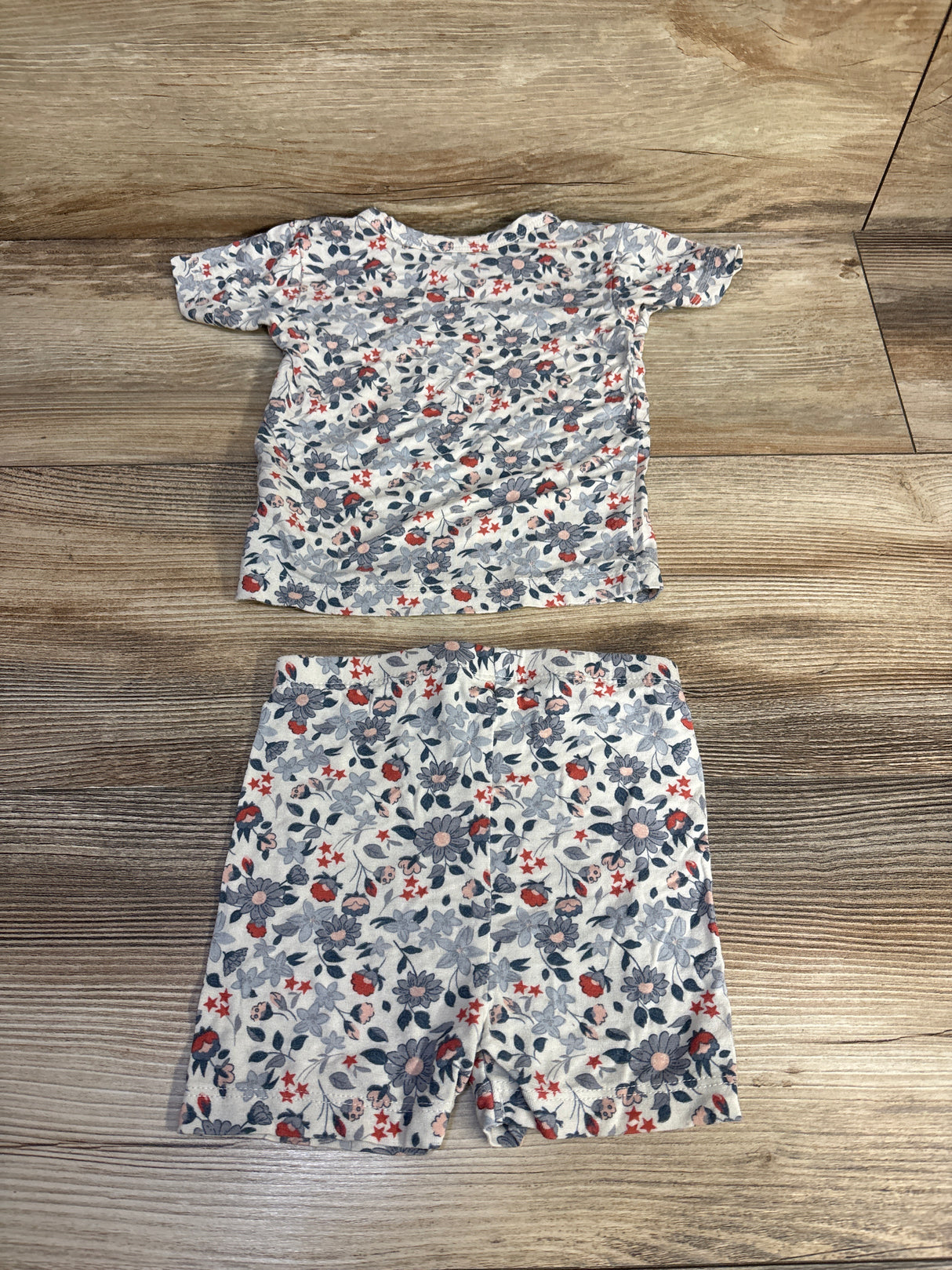 Member's Mark 2pc Viscose Pajama Set White sz 12m
