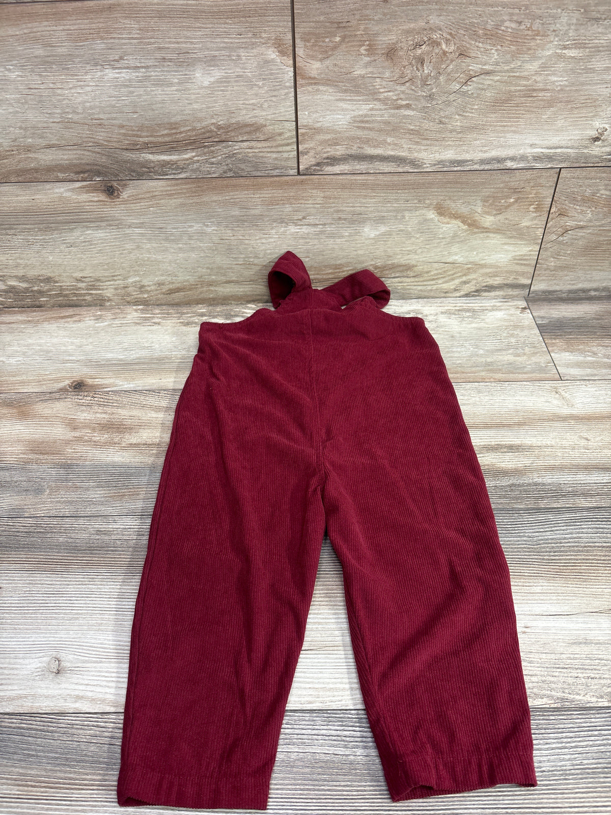 Shein Corduroy Overalls Red sz 18-24m