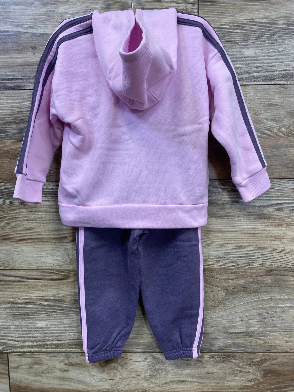 Adidas 2pc Full Zip Jacket Set Orchid sz 2T