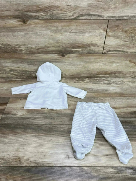 Little Me 2pc Giraffe Cardigan & Pants White sz 3m - Me n Mommy To Be