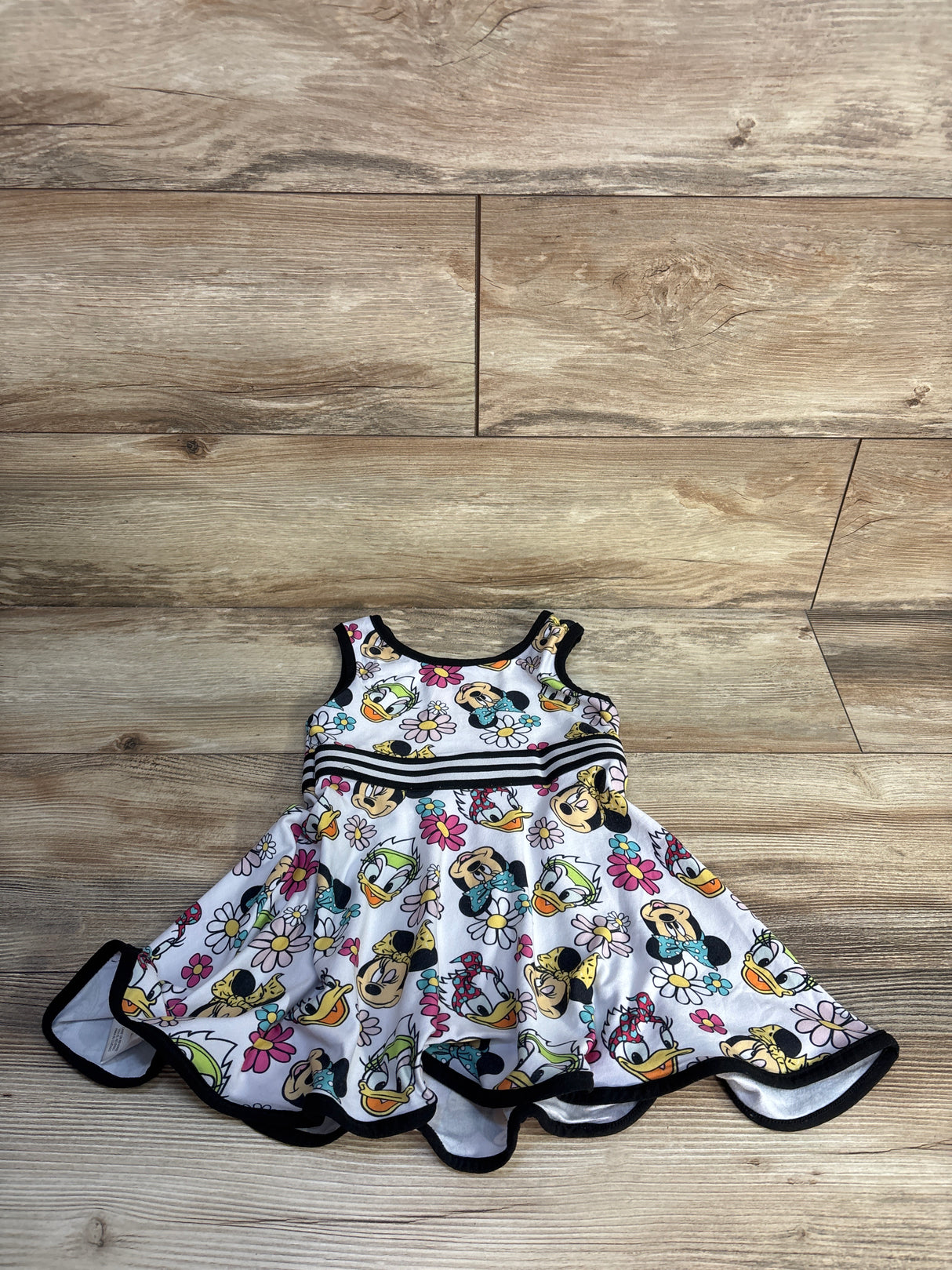 Disney Junior Minnie Mouse Dress White sz 3T