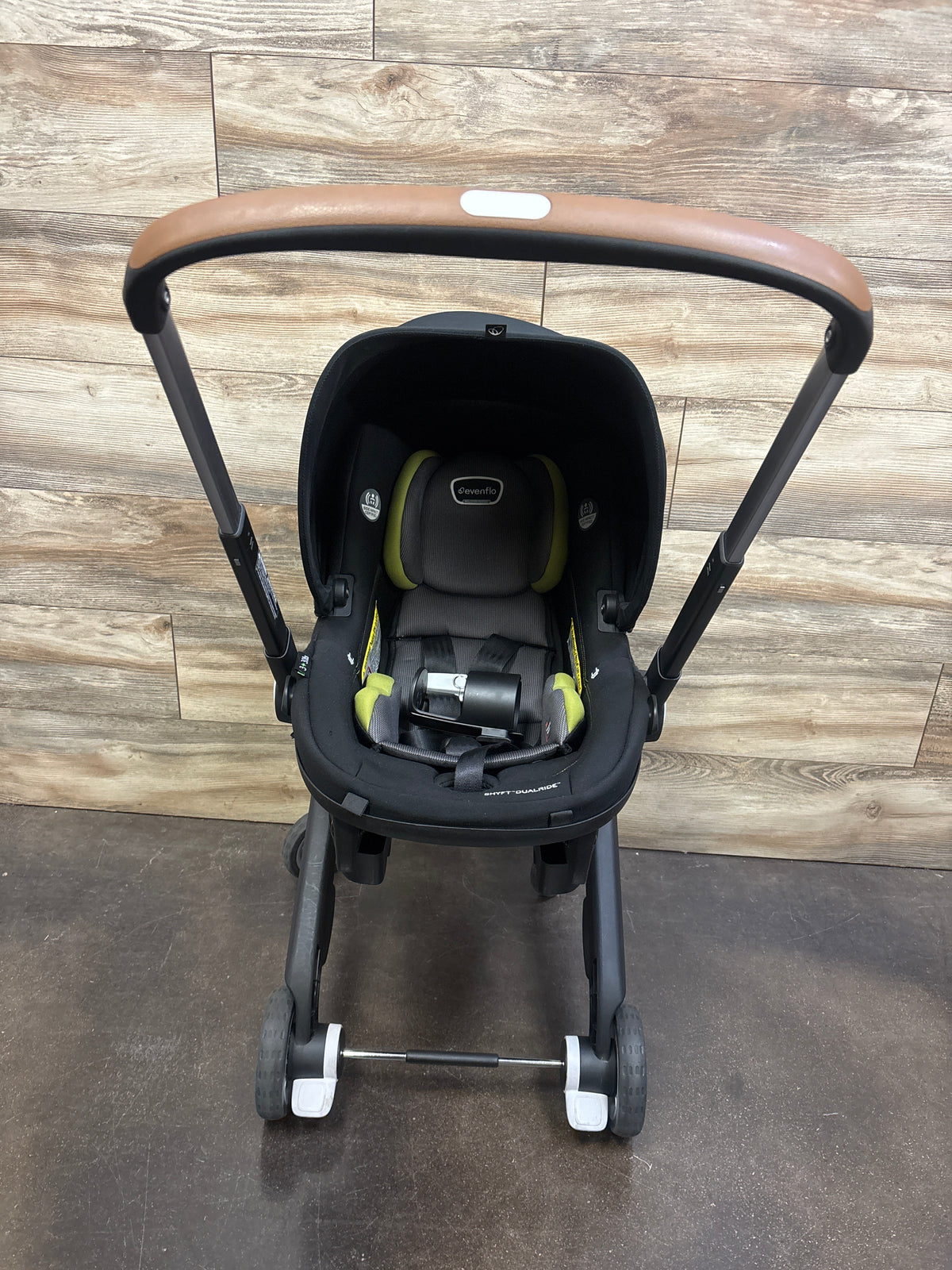 Evenflo Shyft DualRide Travel System in Durham Green