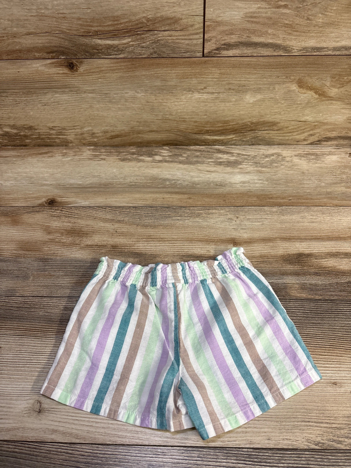 Carter's Striped Viscose Shorts White sz 3T