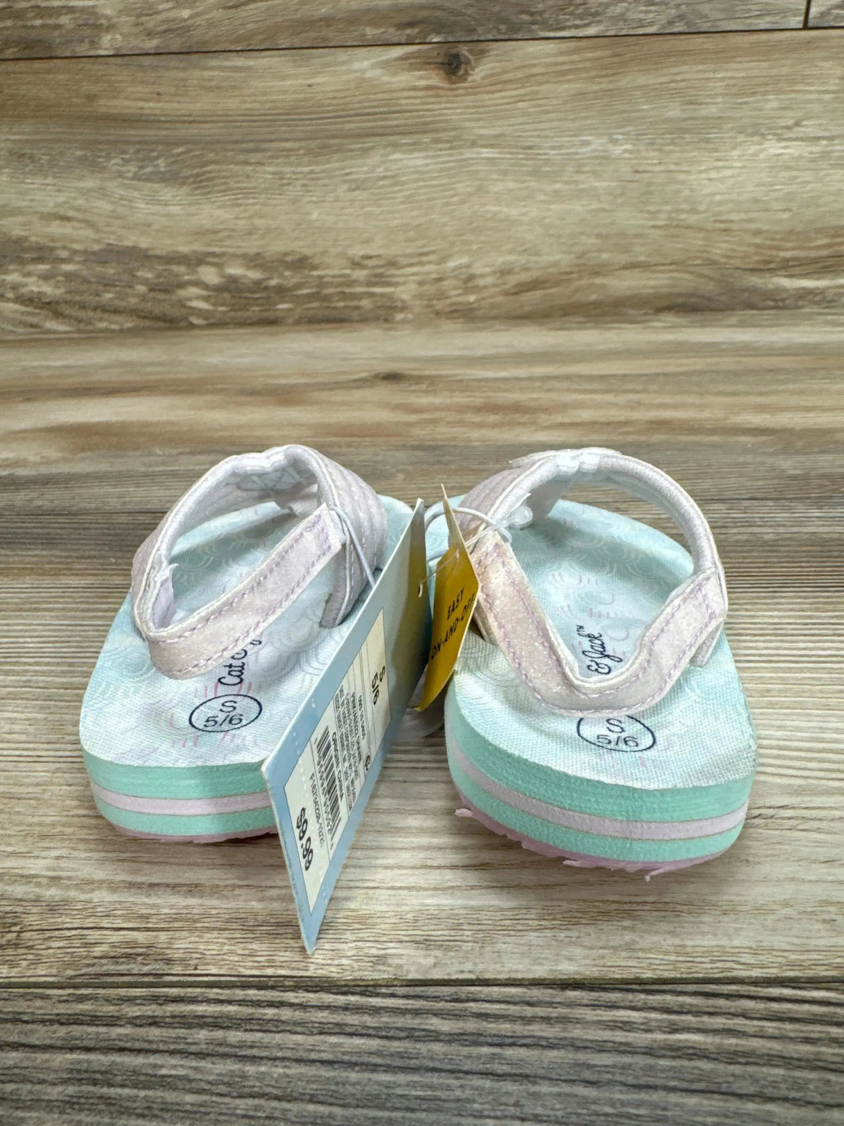 NEW Cat & Jack Shawn Mermaid Sandals Blue sz 5/6c - Me n Mommy To Be