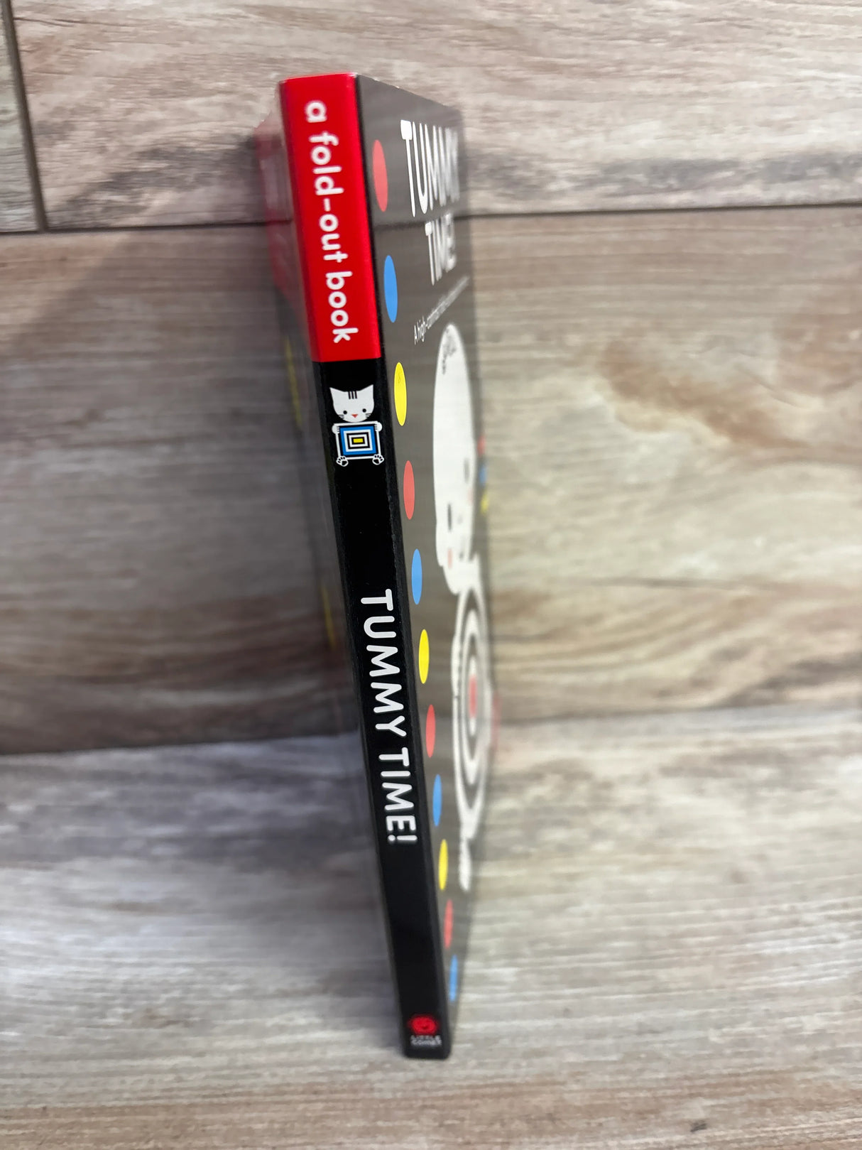 Tummy Time!: A High-Contrast Fold-Out Book with Mirror