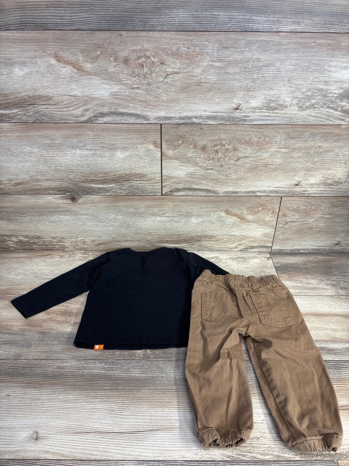 Timberland 2pc Shirt & Bottoms Set Black sz 18m