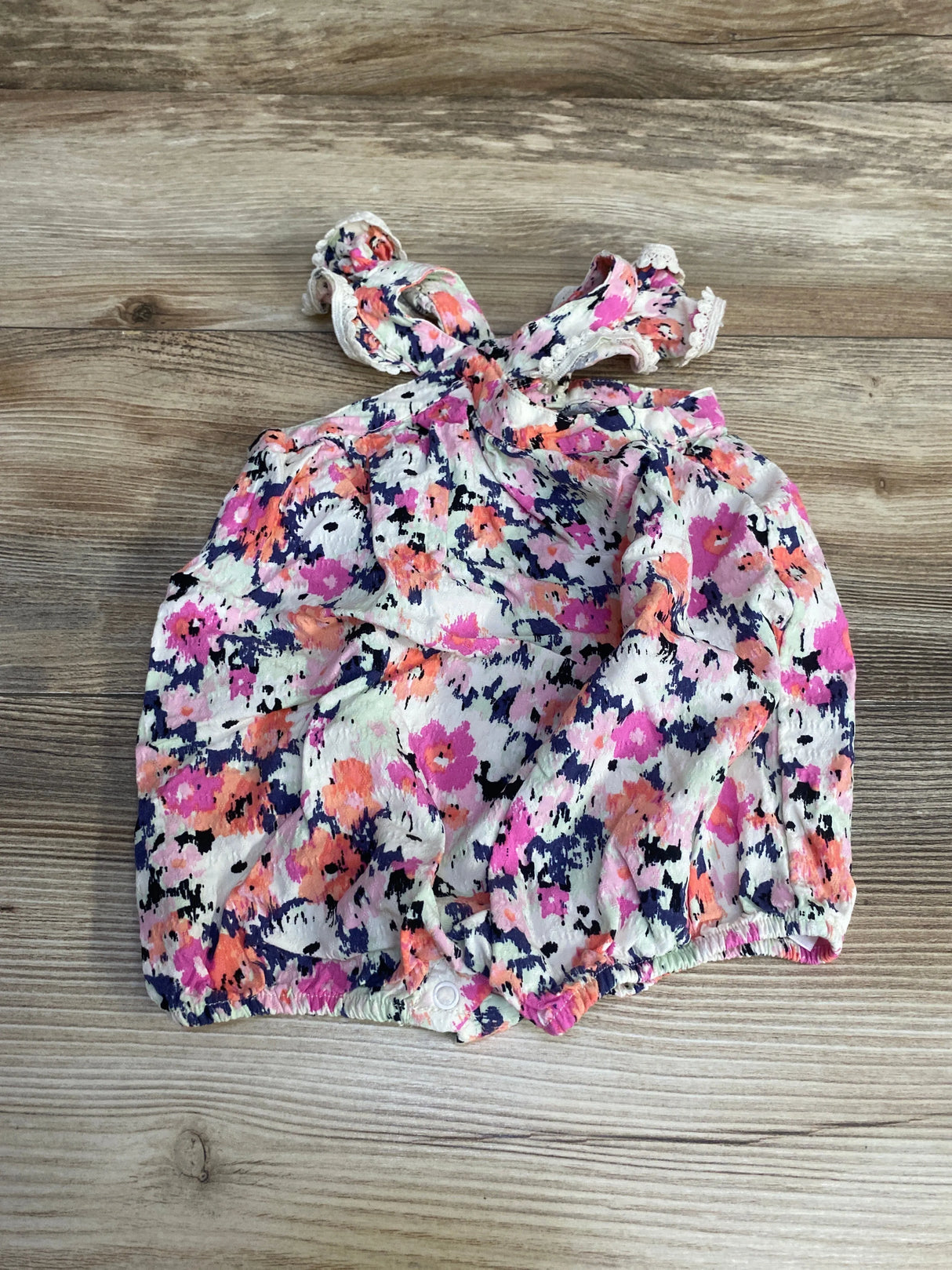 Cat & Jack Sleeveless Romper White sz 0-3m - Me n Mommy To Be