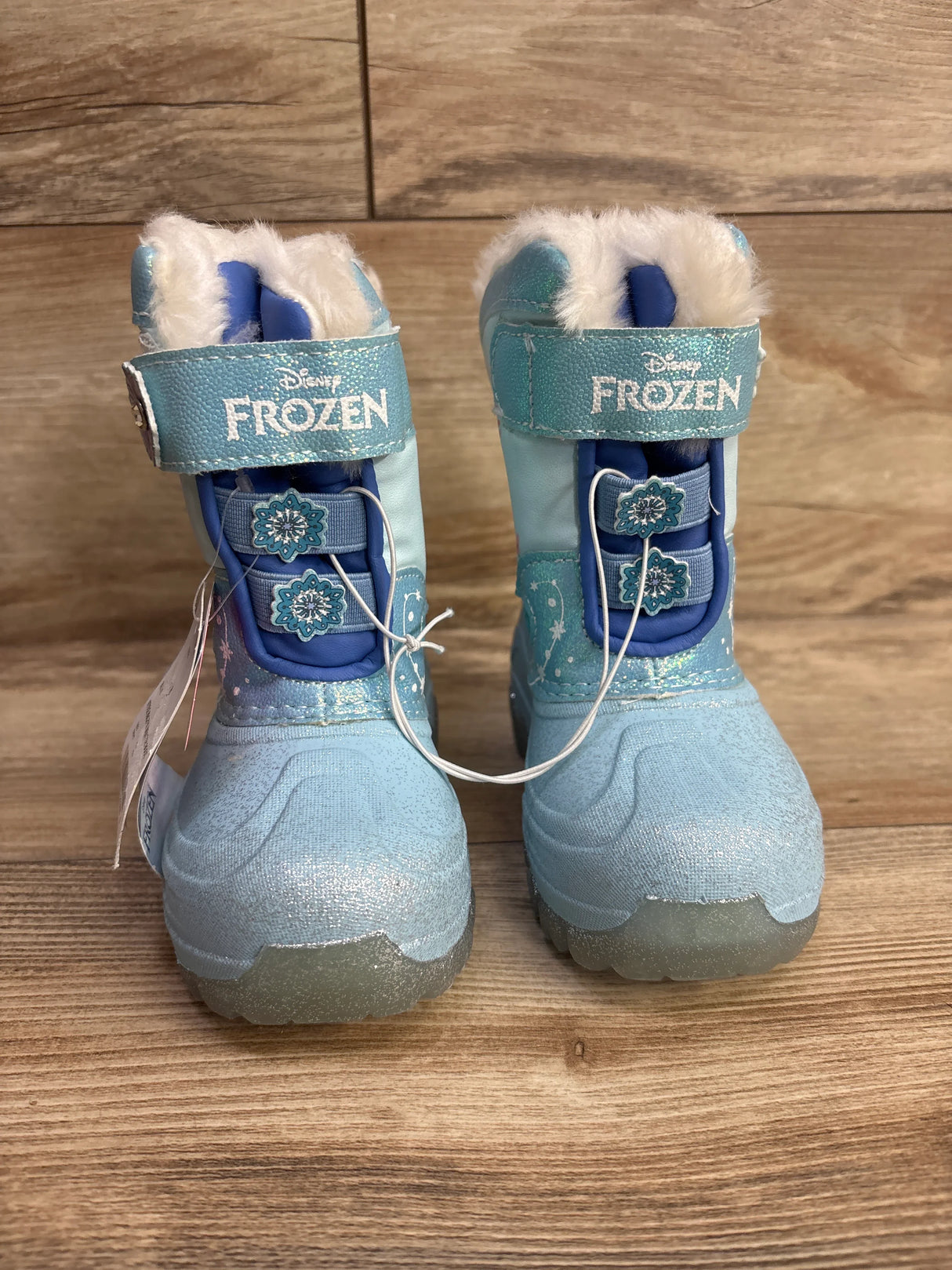 NEW Toddler Girls' Frozen Light-Up Winter Snow Boots sz 8c