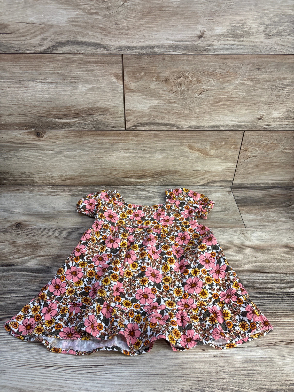 Cat & Jack Floral Pocket Dress Pink sz 2T