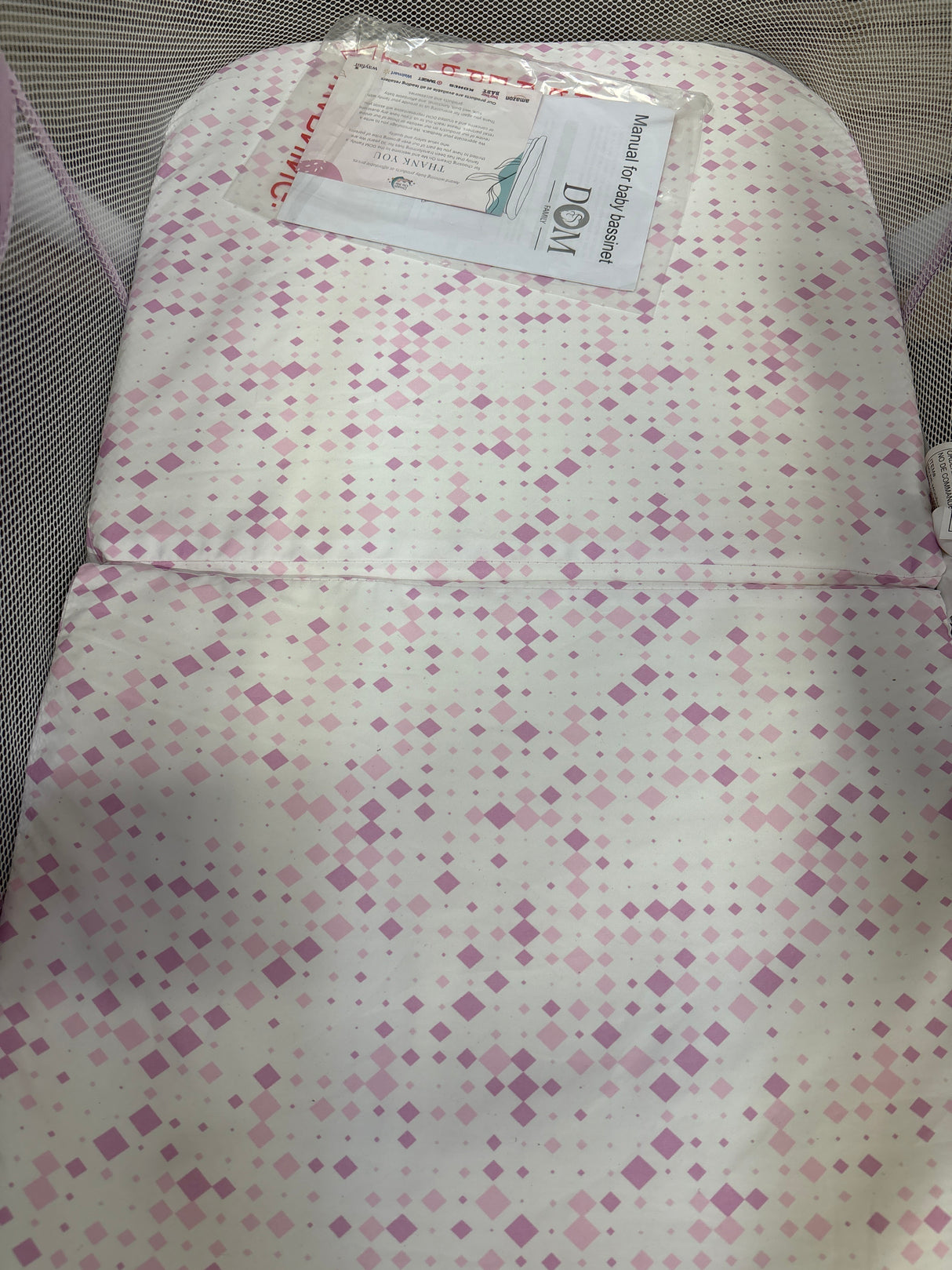 Dream On Me Poppy Traveler Portable Bassinet - Purple