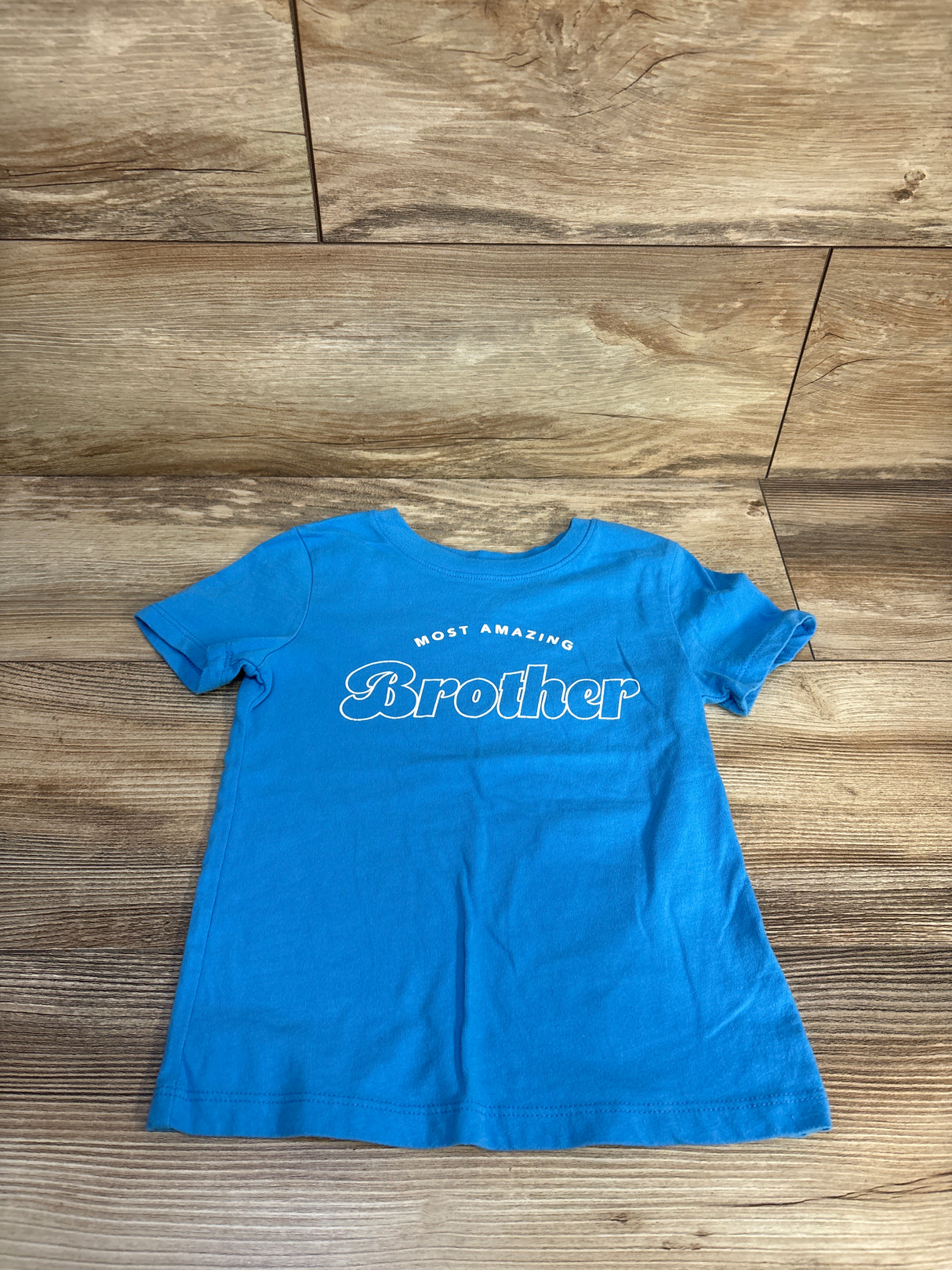 Cat & Jack Most Amazing Brother Shirt Blue sz 4T