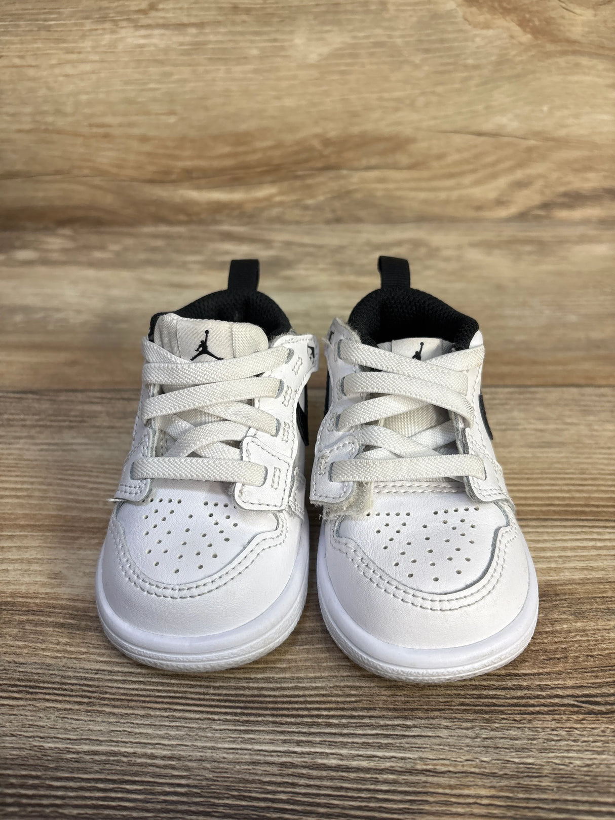Air Jordan 1 Low ALT TD 'White Black' Sneakers sz 4c