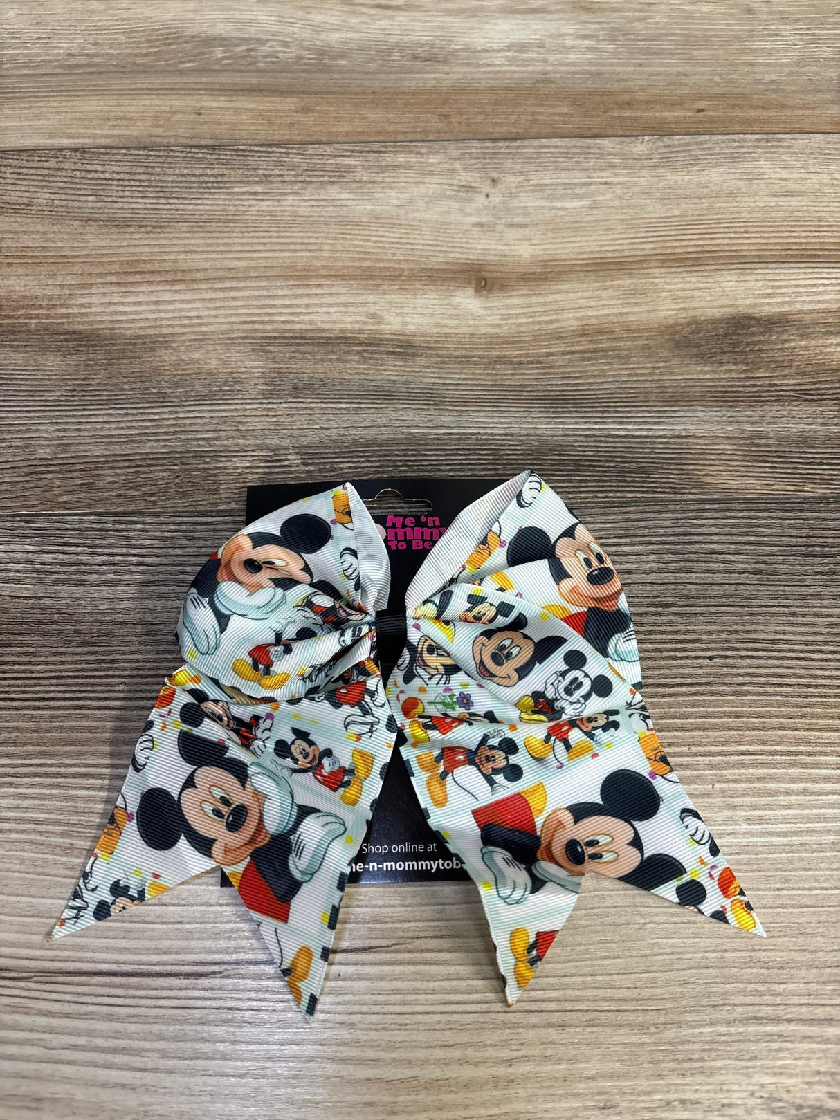 NEW Large Mickey Mouse Bow