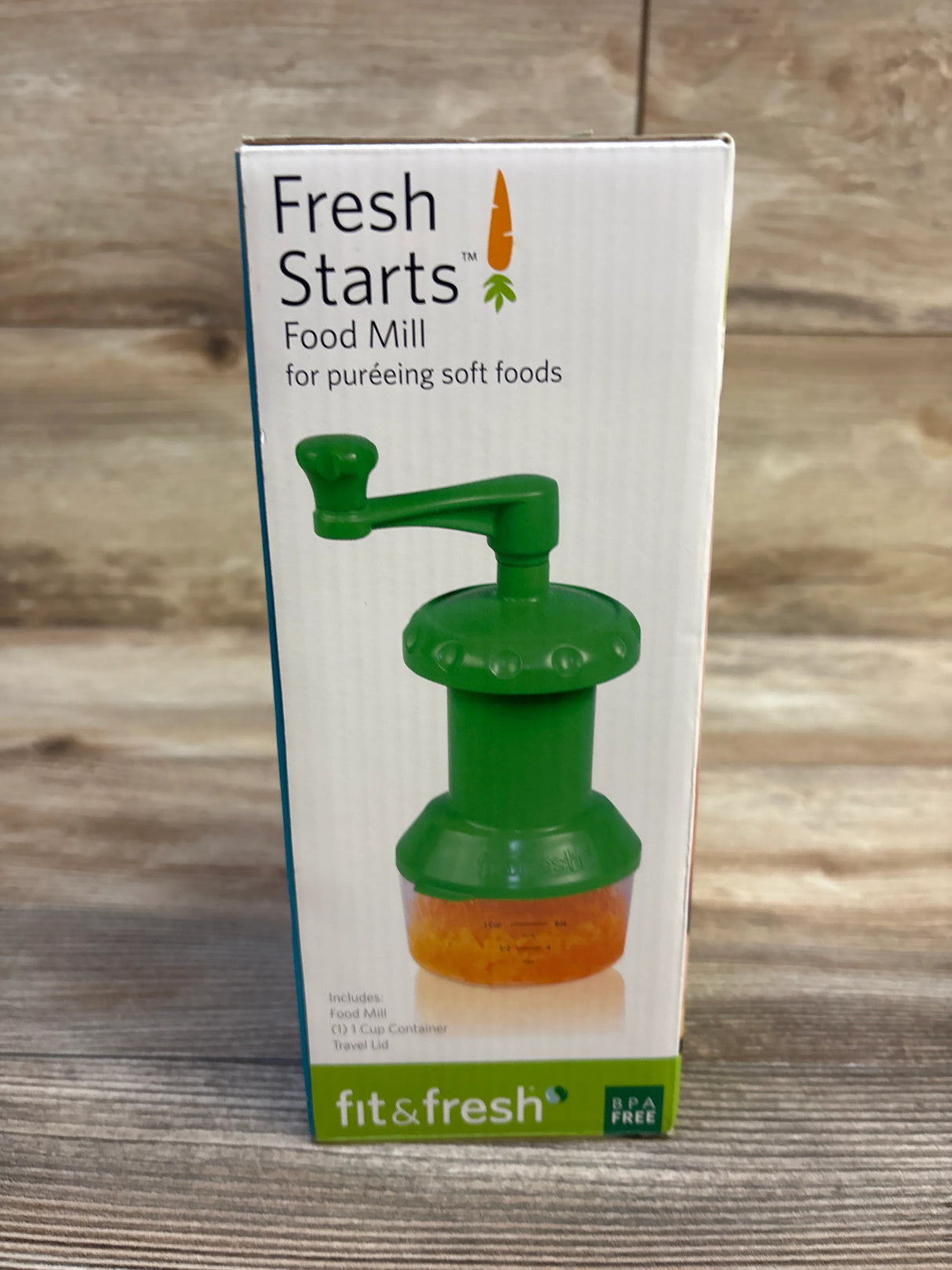 NEW Fit & Fresh Fresh Starts Baby Food Mill Green