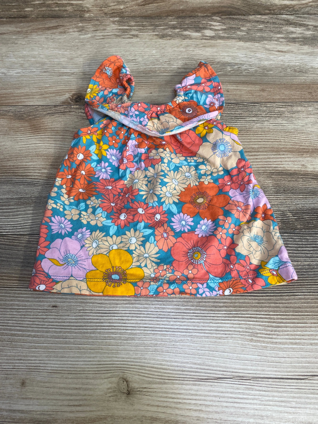Carter's Floral Top Green sz 12m - Me n Mommy To Be