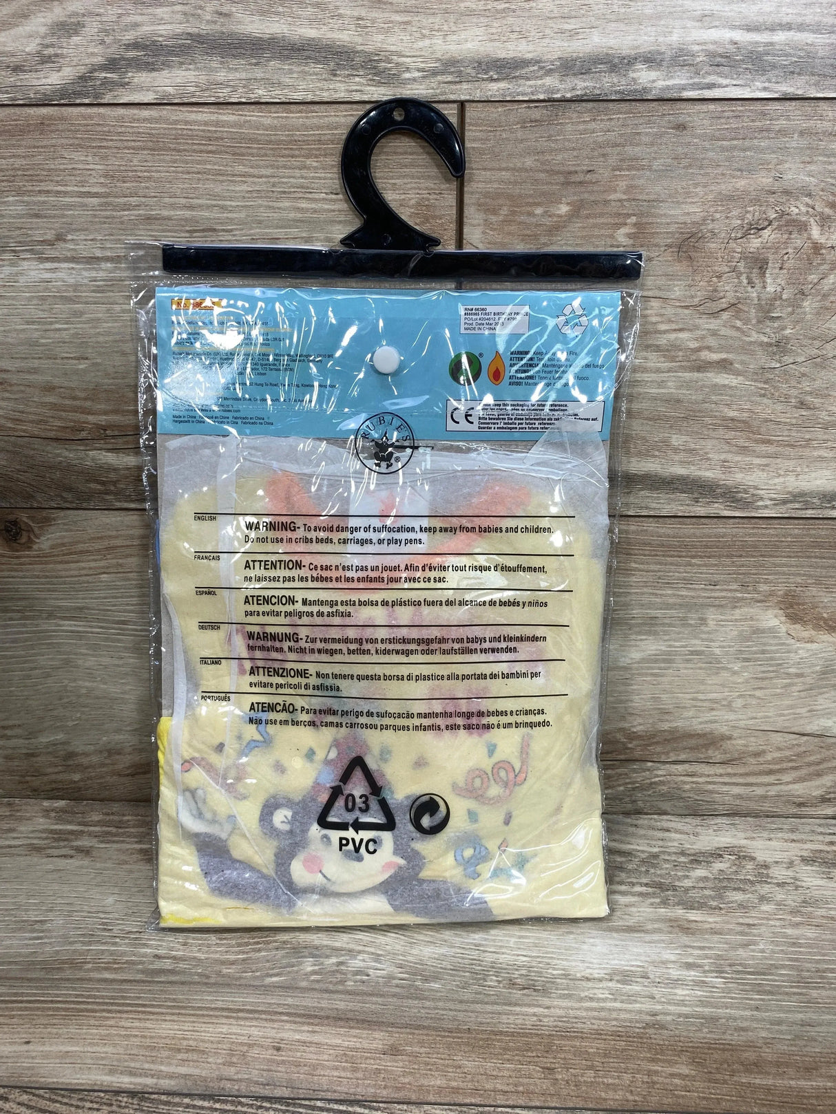 Rubie's NEW 1st Birthday Monkey Costume sz 6-12m - Me 'n Mommy To Be