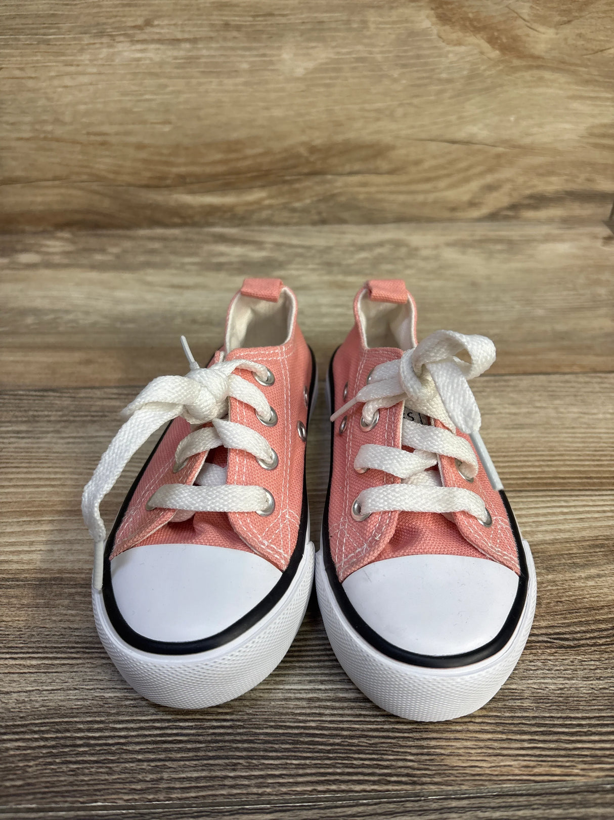 PatPat Lace-Up Canvas Sneakers Pink sz 8/9c