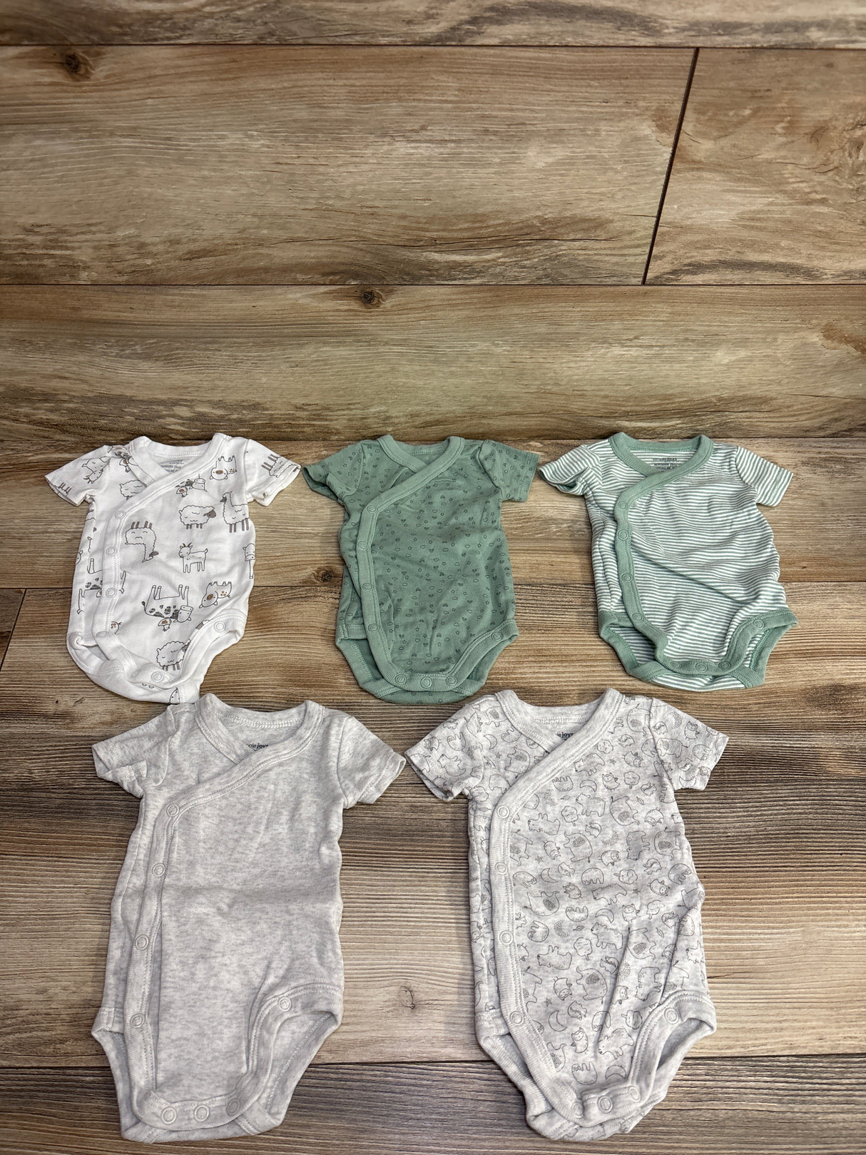Simple Joys 5pk Kimono Set Sage sz Newborn