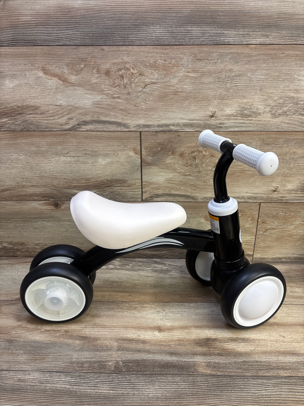 Gamefeiny Baby Balance Bike with Light-Up Wheels, Black