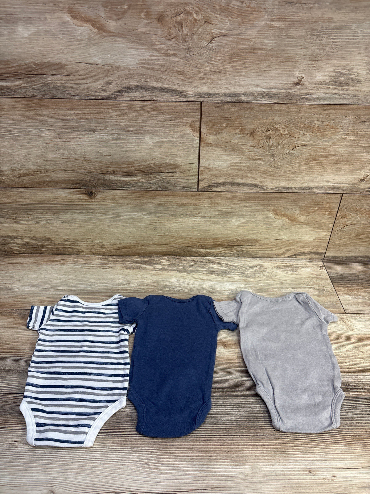 Koala Baby 3pk Bodysuit Set Grey sz 0-3m