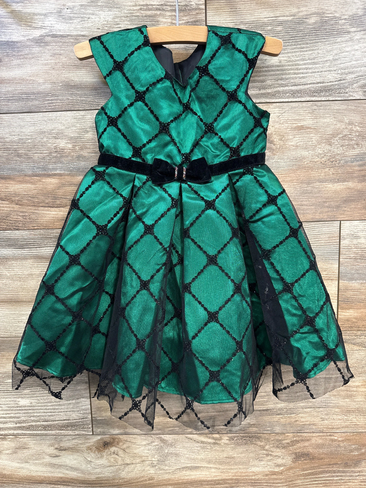 Jona Michelle Lace Tulle Dress Green sz 3T