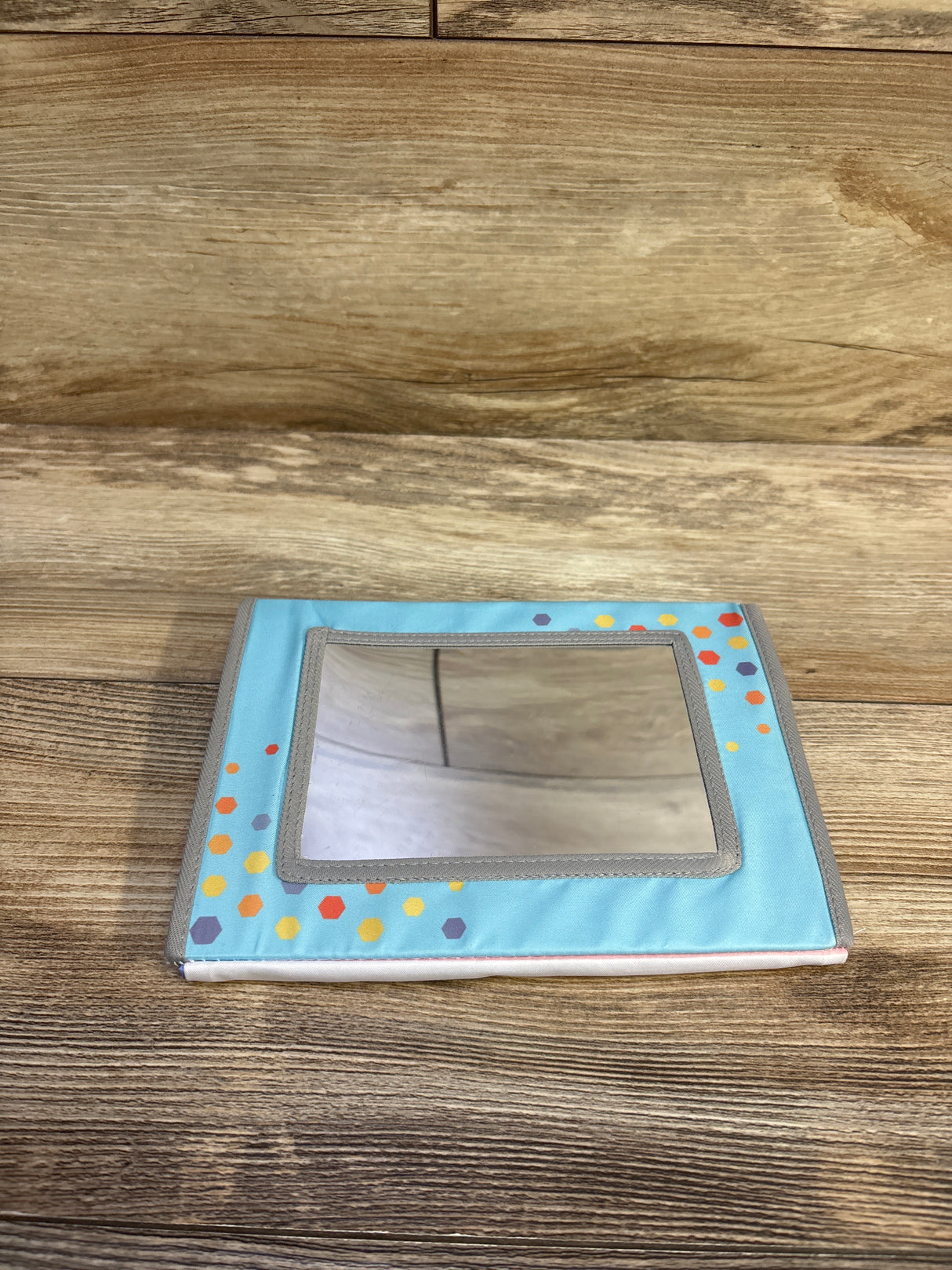 Prop-Up Tummy Time Mirror Crinkle High-Contrast Book