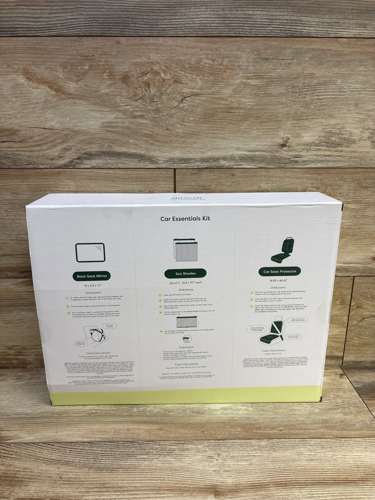 NEW Sprucely Car Essentials Kit 4pc