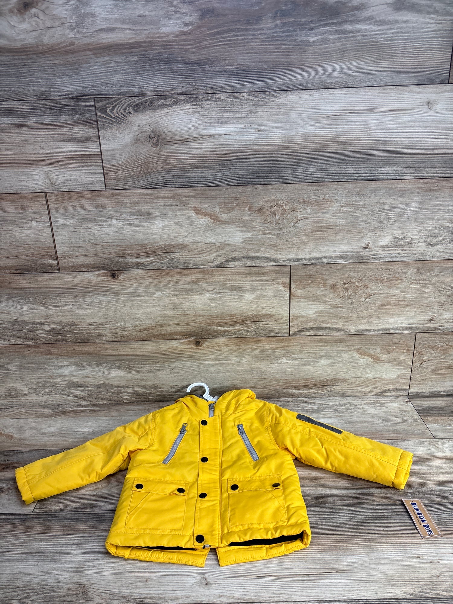 NEW Brooklyn Boys Waterproof Rain Jacket Yellow sz 24m