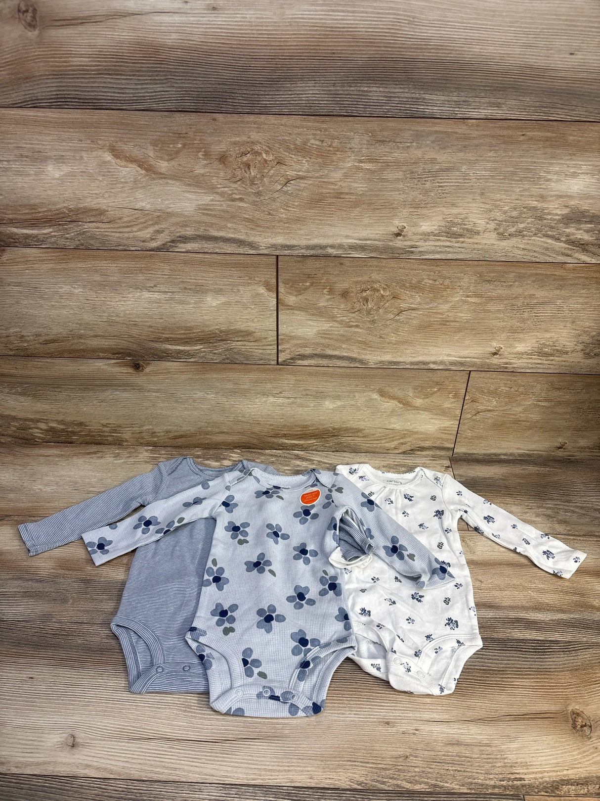 NEW Just One You 3pk Bodysuit Set Blue sz 9m