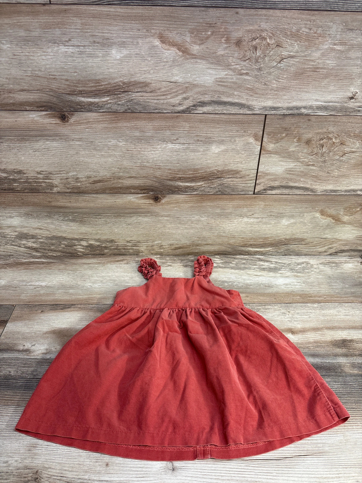 Bonnie Baby Cord Tank Dress Rust sz 24m