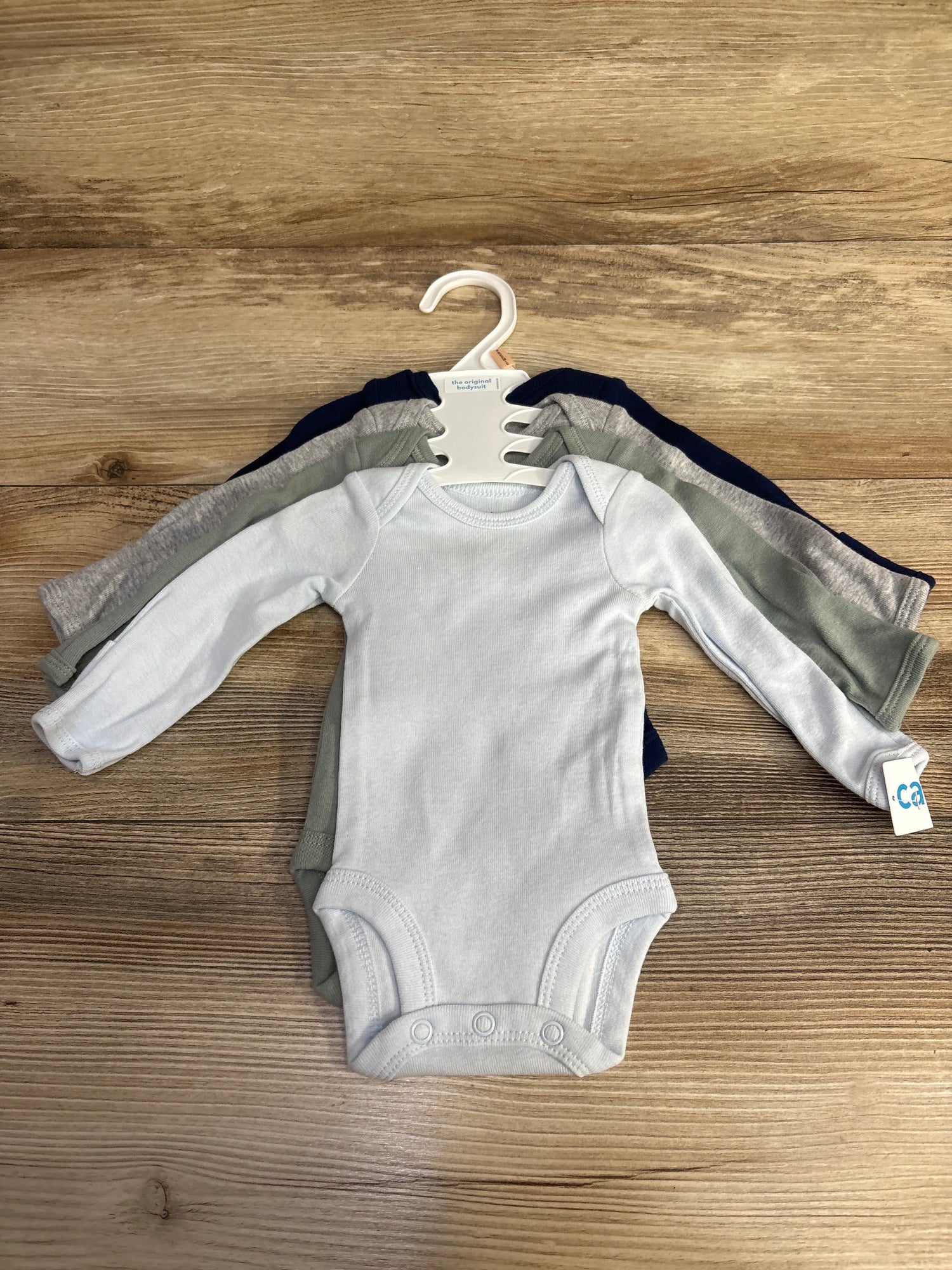 NEW Carter's 4pk Bodysuits Blue sz Preemie