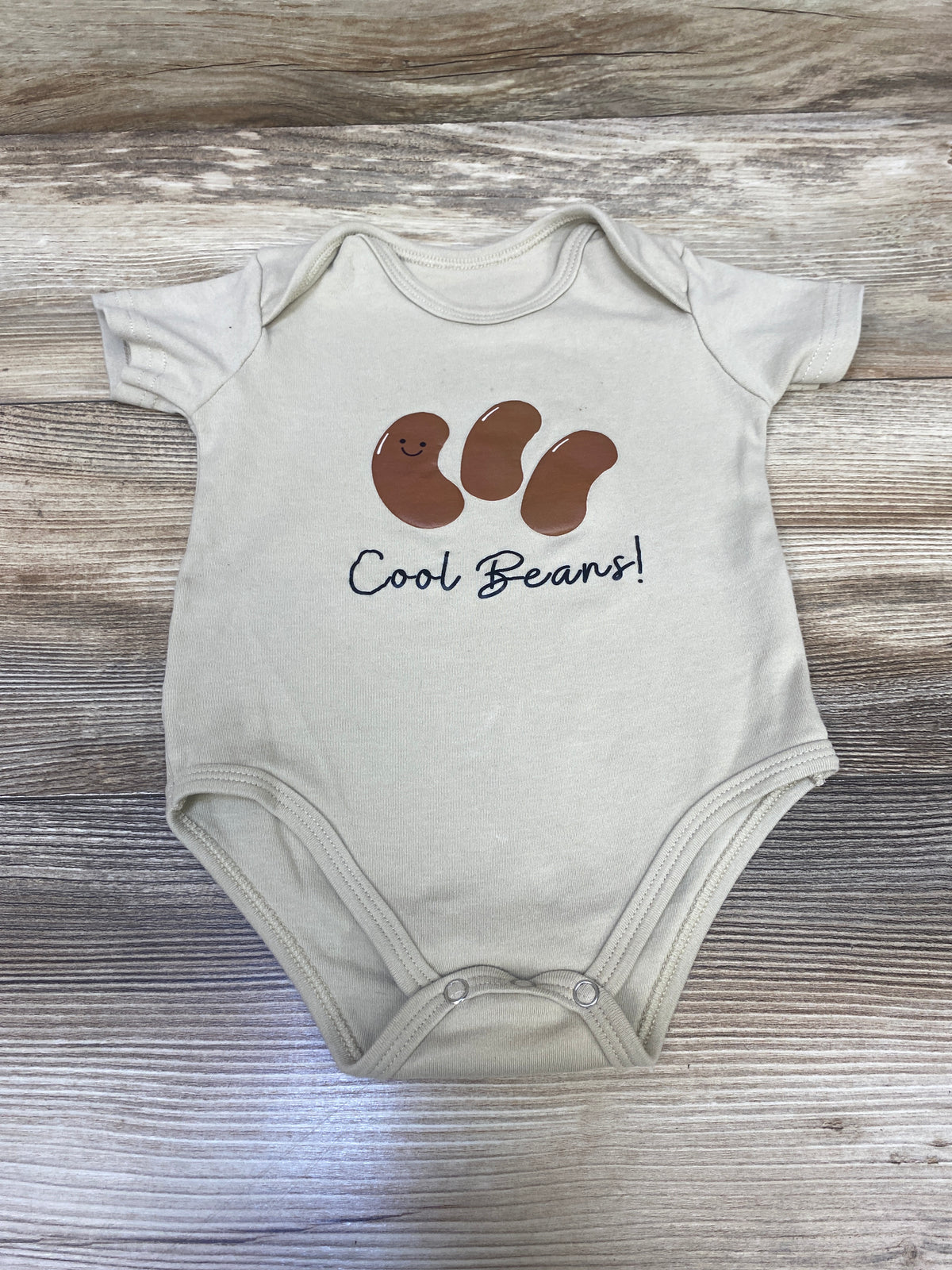 Touched By Nature Cool Beans Bodysuit Beige sz 9-12m