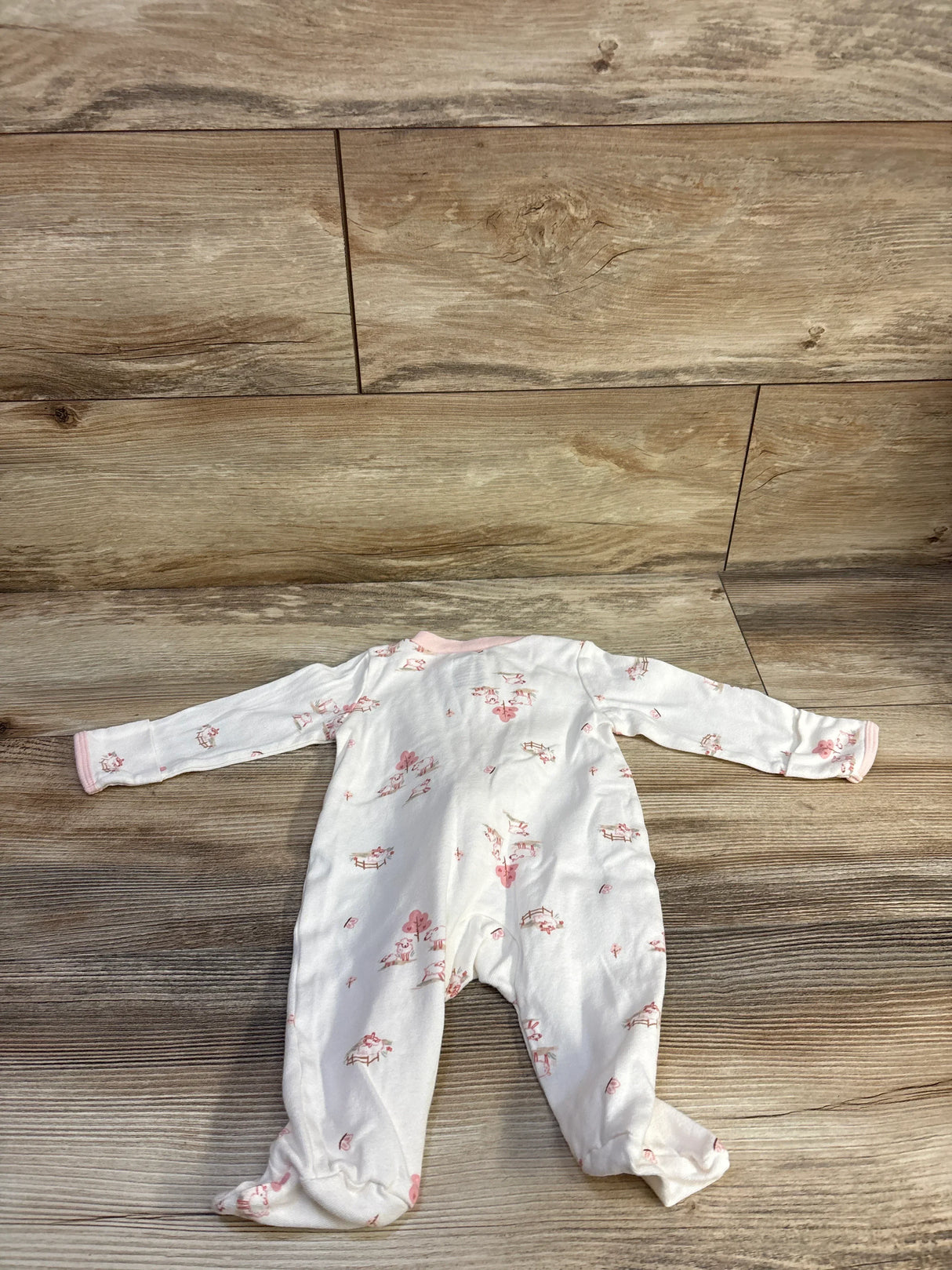 Carter's Sleeper White sz 3m