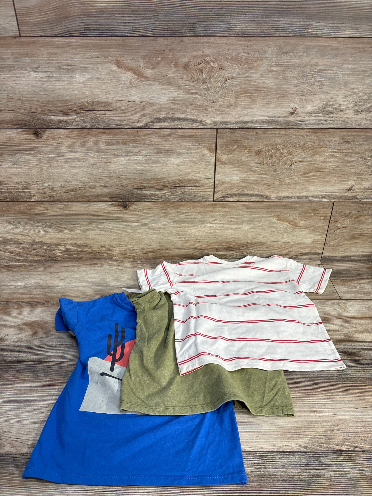 NEW Grayson Mini 3pk Short Sleeve Shirts Blue/Green sz 5T