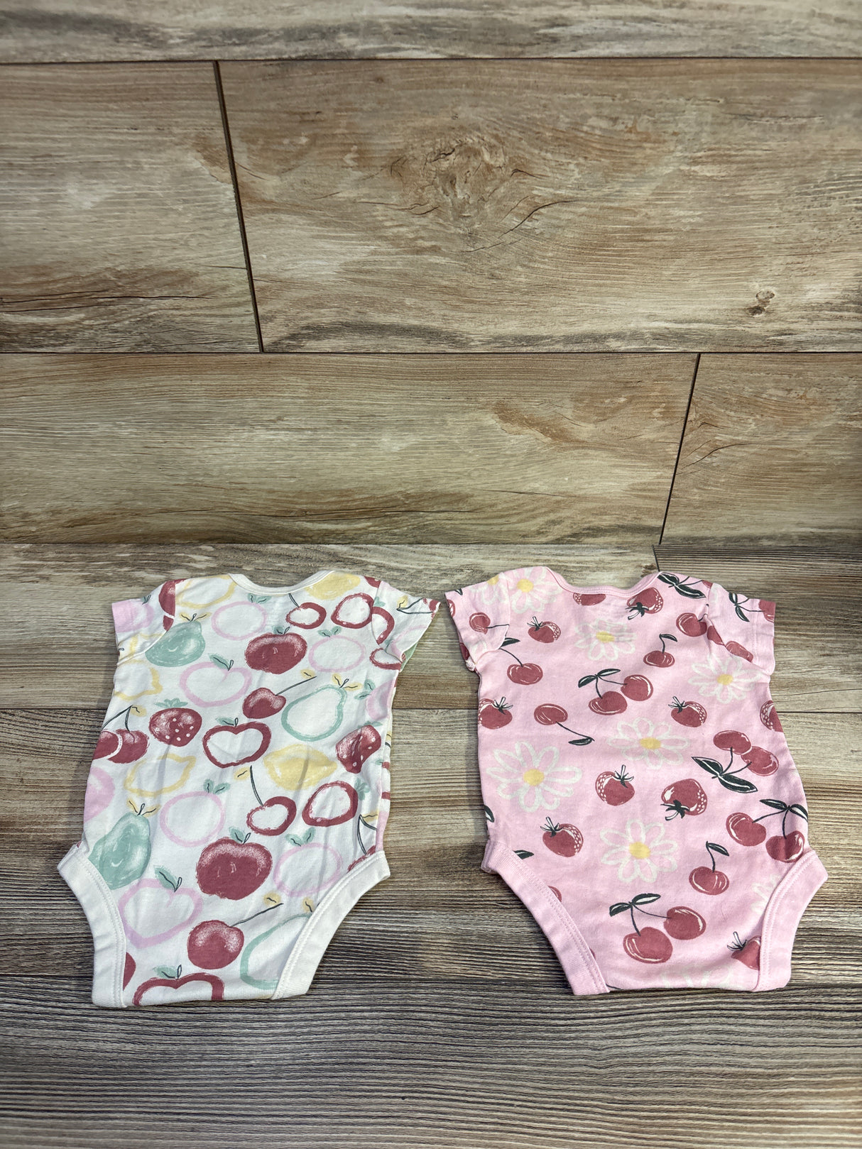 Member's Mark 2pk Bodysuits Pink sz 3m