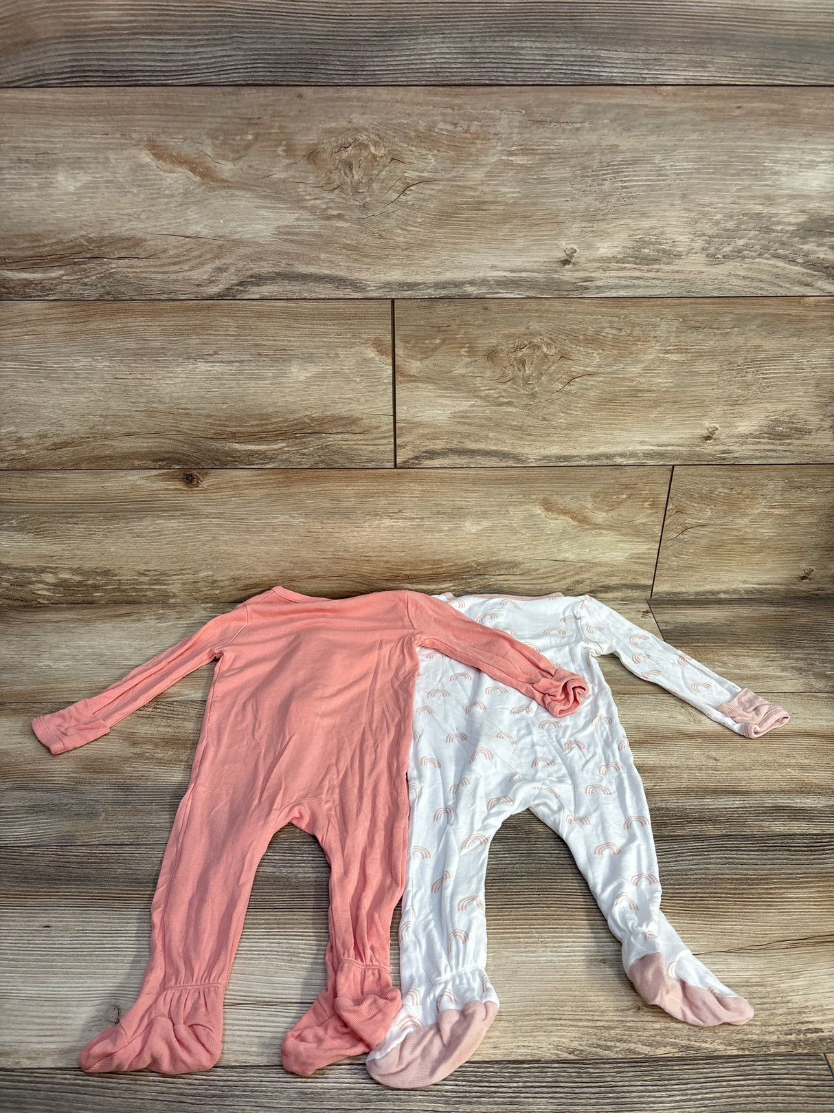 Cloud Island 2pk Soft Modal Sleepers Pink sz 6-9m