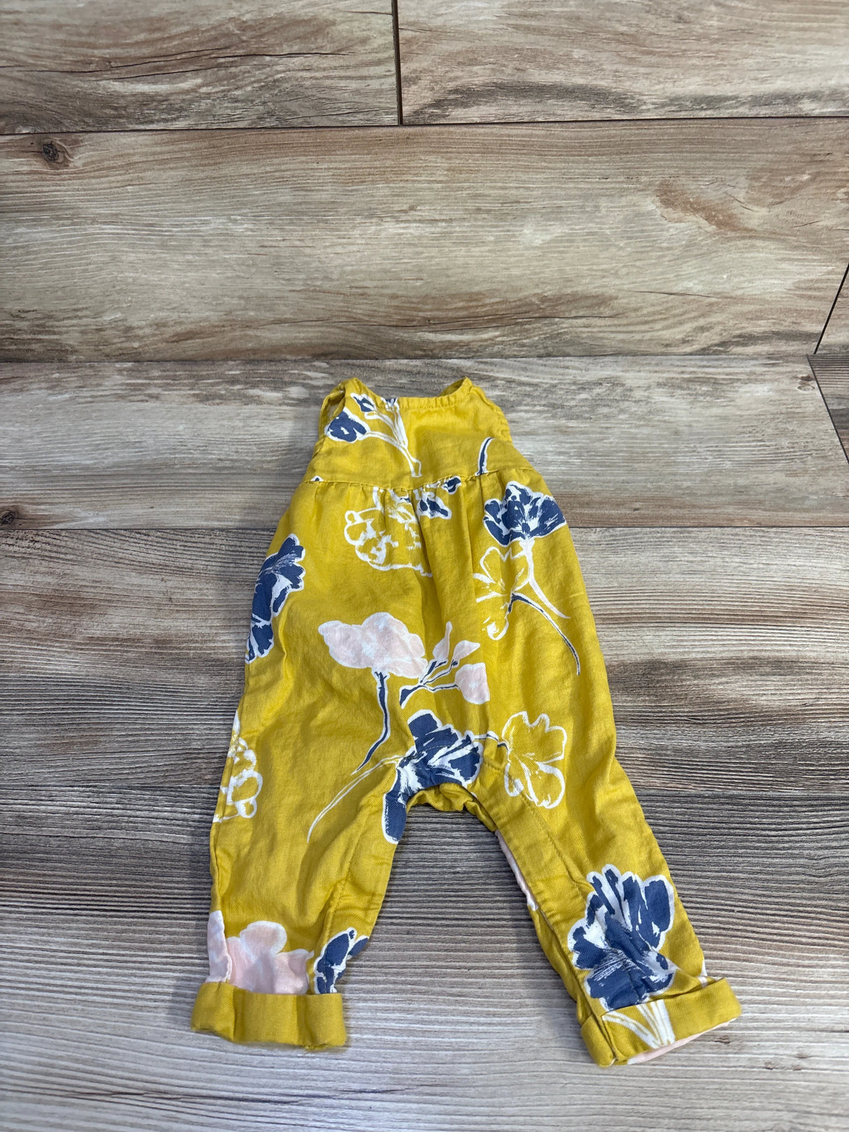 Carter's Floral Jumpsuit Yellow sz 3m