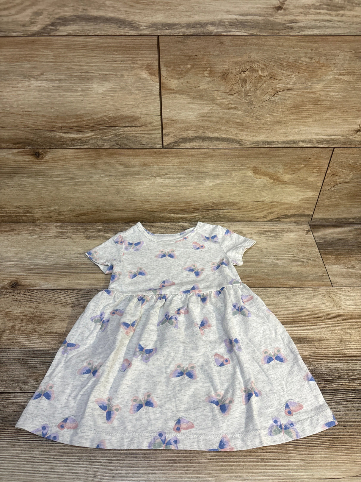 Carter's Butterfly Dress Grey sz 2T