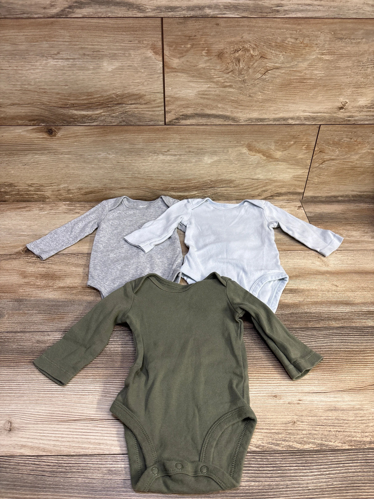 Carter's 3pk Bodysuit Set Grey sz 3m